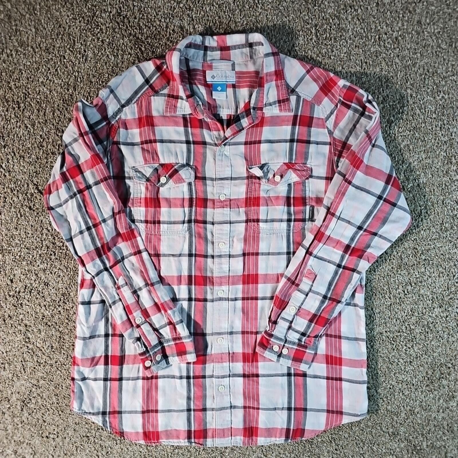 Columbia Columbia XL Flannel Button Up Shirt Size US XL / EU 56 / 4 - 1 Thumbnail