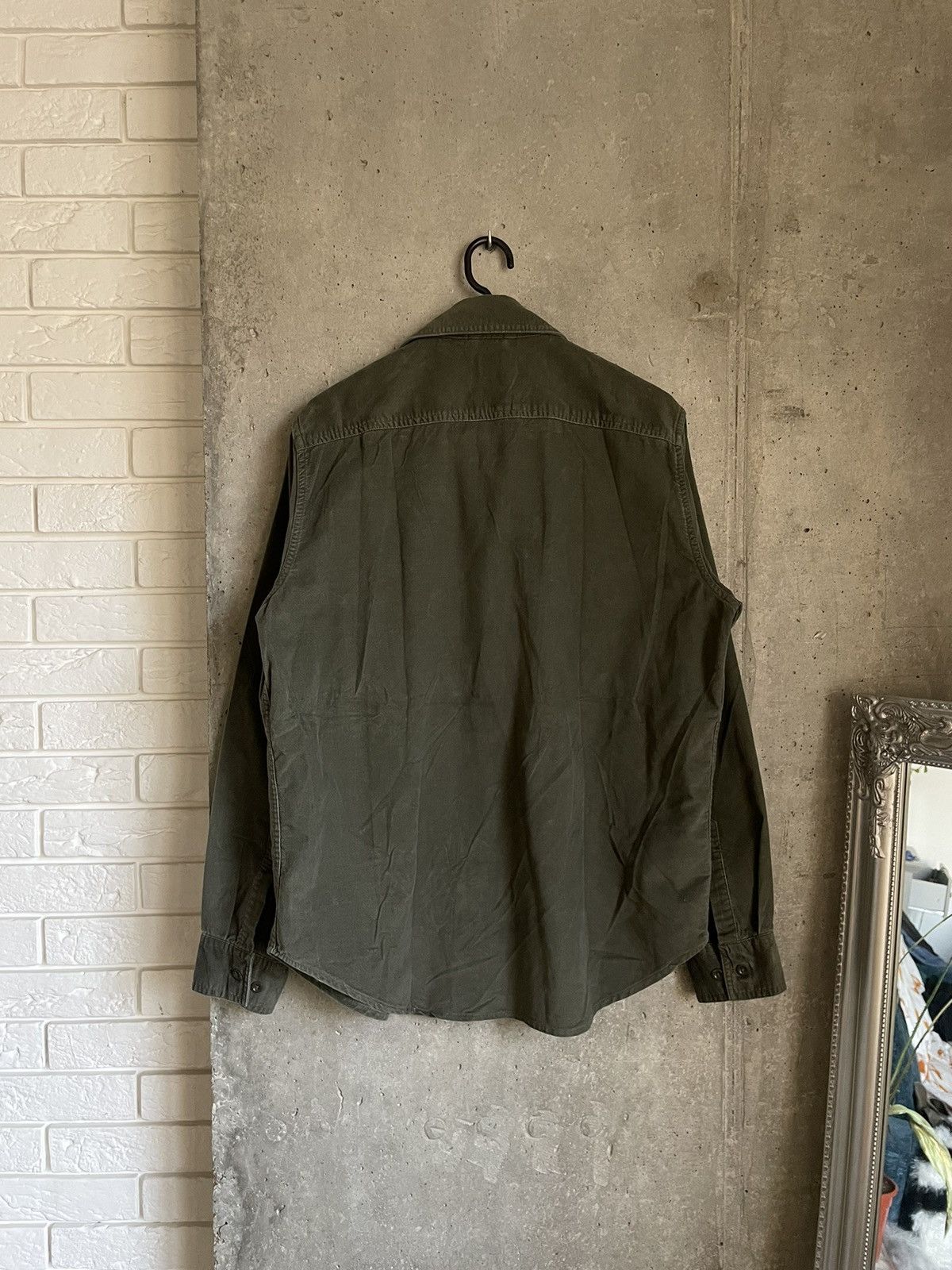 Gap × Japanese Brand Vintage Gap Olive Overshot Yeezy Kanye West Style Y2k Size US M / EU 48-50 / 2 - 10 Thumbnail