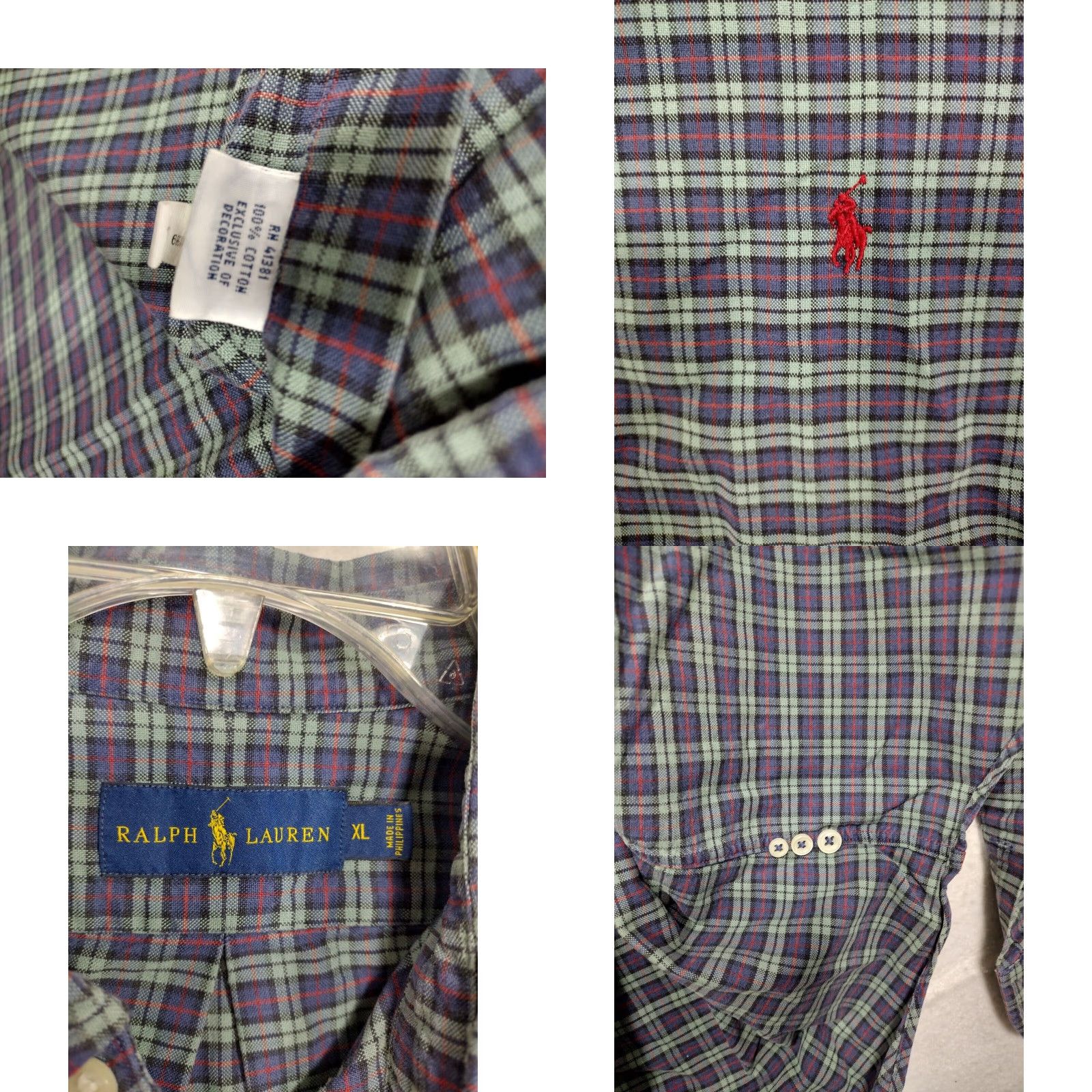 Ralph Lauren Ralph Lauren Mens X Long Sleeve Button Up Shirt Size US XL / EU 56 / 4 - 2 Thumbnail