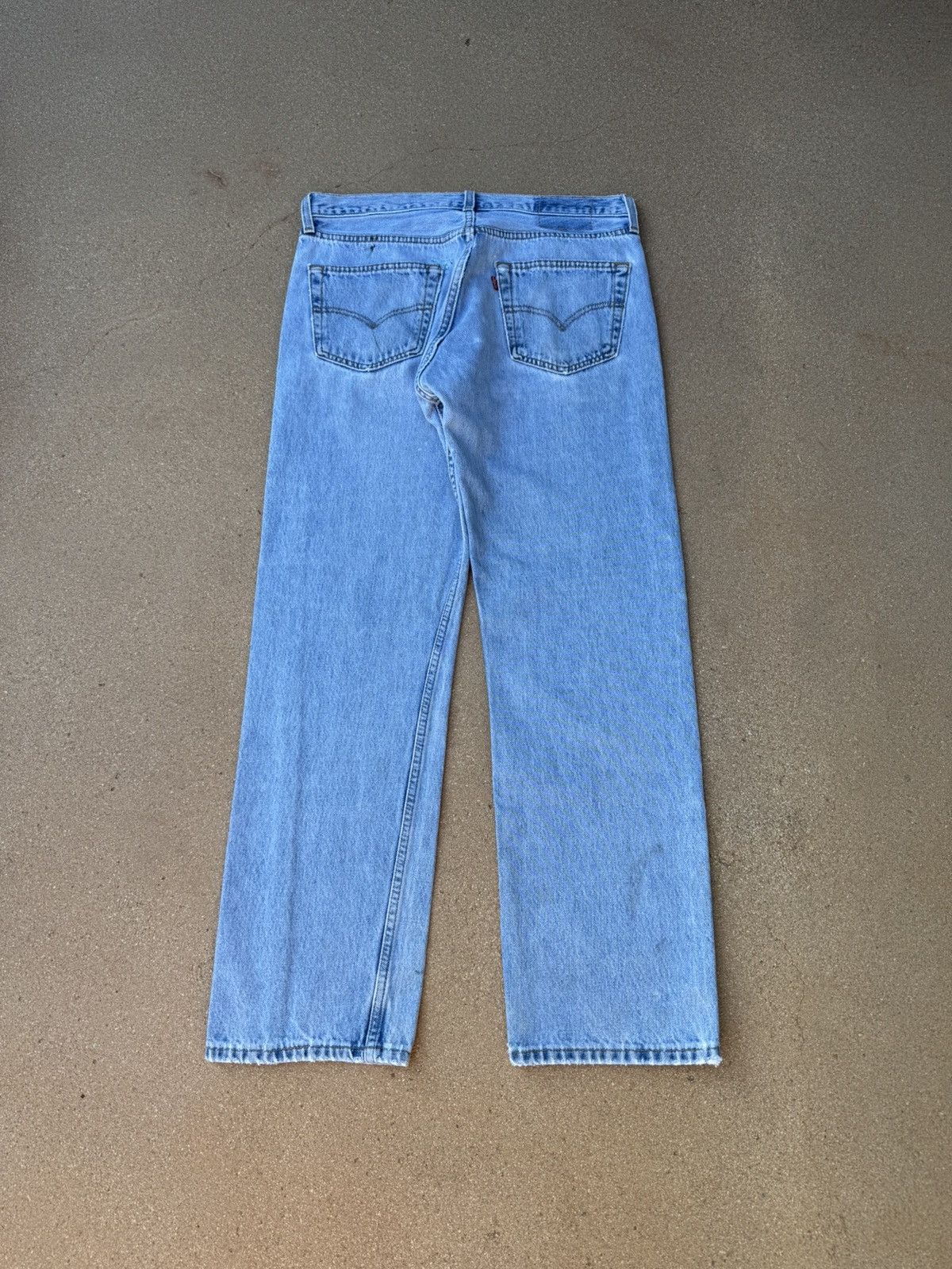 Levi's Vtg 90s Levi’s 501xx Buttonfly Straight Denim Jeans 33x29 Size US 33 - 2 Thumbnail