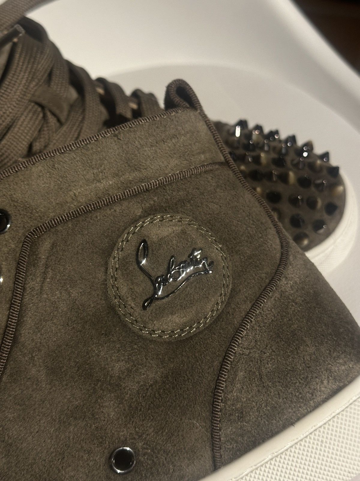 Christian Louboutin Louboutin Louis flat spikes Size US 7 / EU 40 - 8 Thumbnail