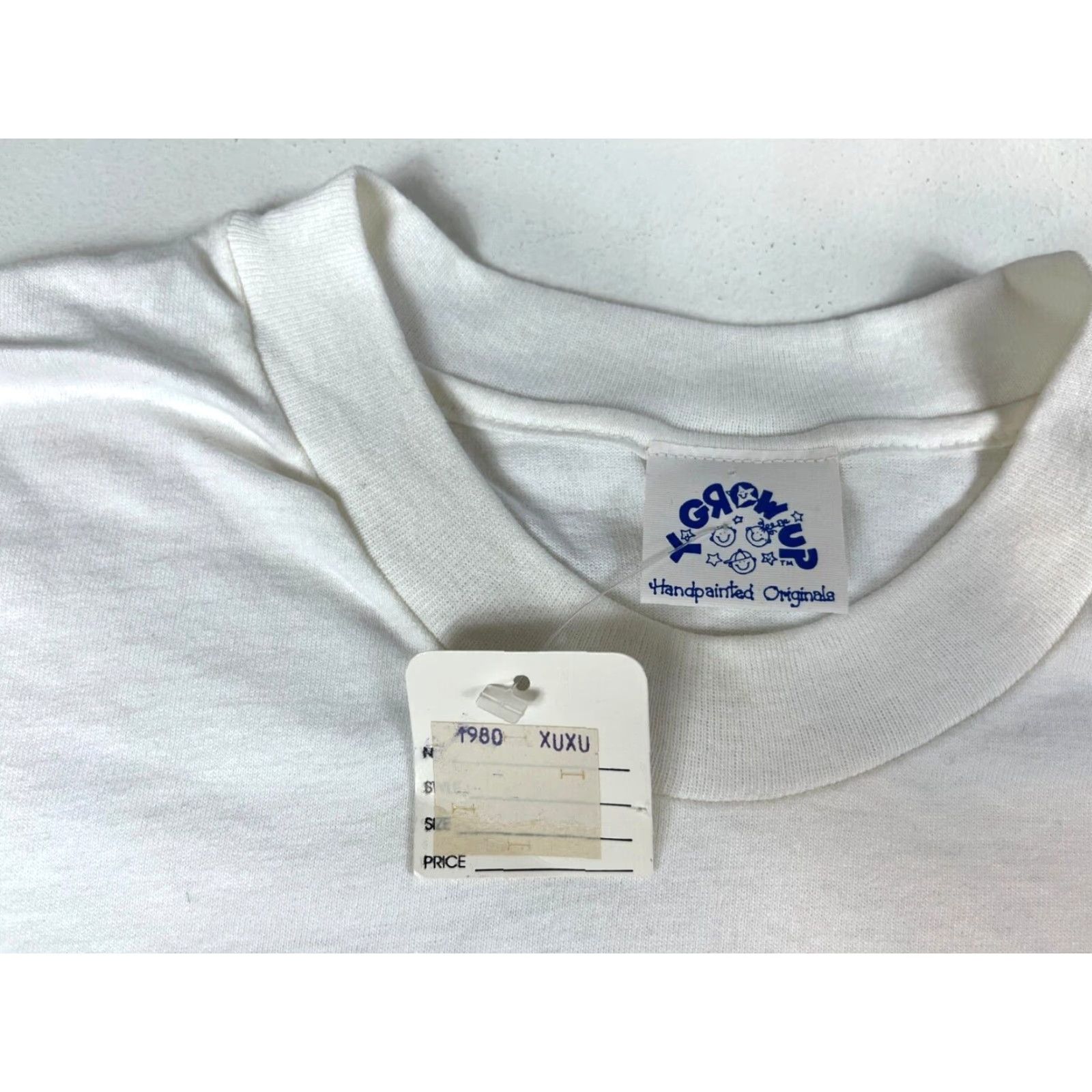Vintage VINTAGE Y-Grow-Up T-Shirt Unisex Adults 2XL White 100% Cotton Hand Painted 80s MOMs Make it All Better NOS Single Stitch Size XXL / US 16-18 / IT 52-54 - 7 Thumbnail