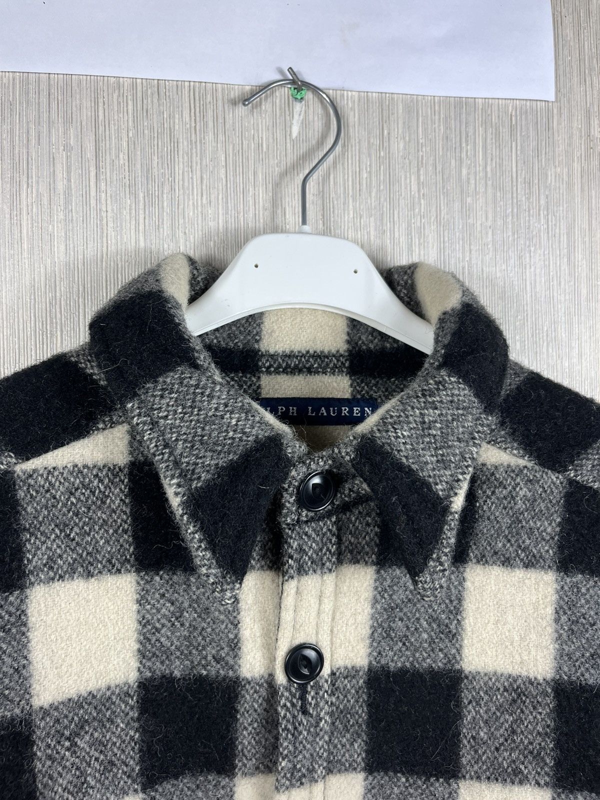 Flannel × Ralph Lauren × Vintage Vintage Ralph Lauren cropped wool plaid flannel jacket shirt Size US M / EU 48-50 / 2 - 17 Thumbnail