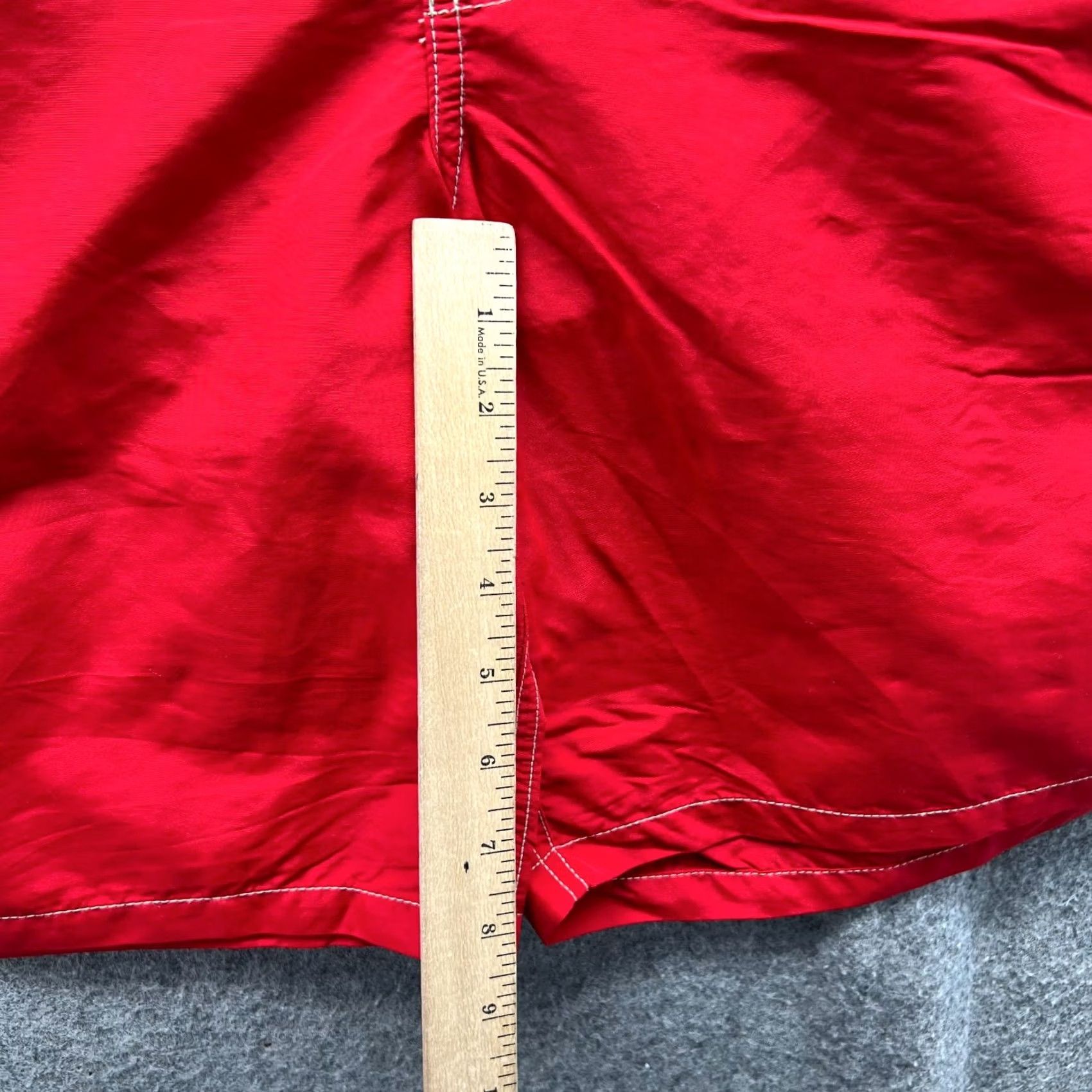Polo Ralph Lauren VINTAGE Polo Ralph Lauren Board Shorts Men Medium Red Swimwear Trunks Drawstring Pony Size US M / EU 48-50 / 2 - 5 Thumbnail