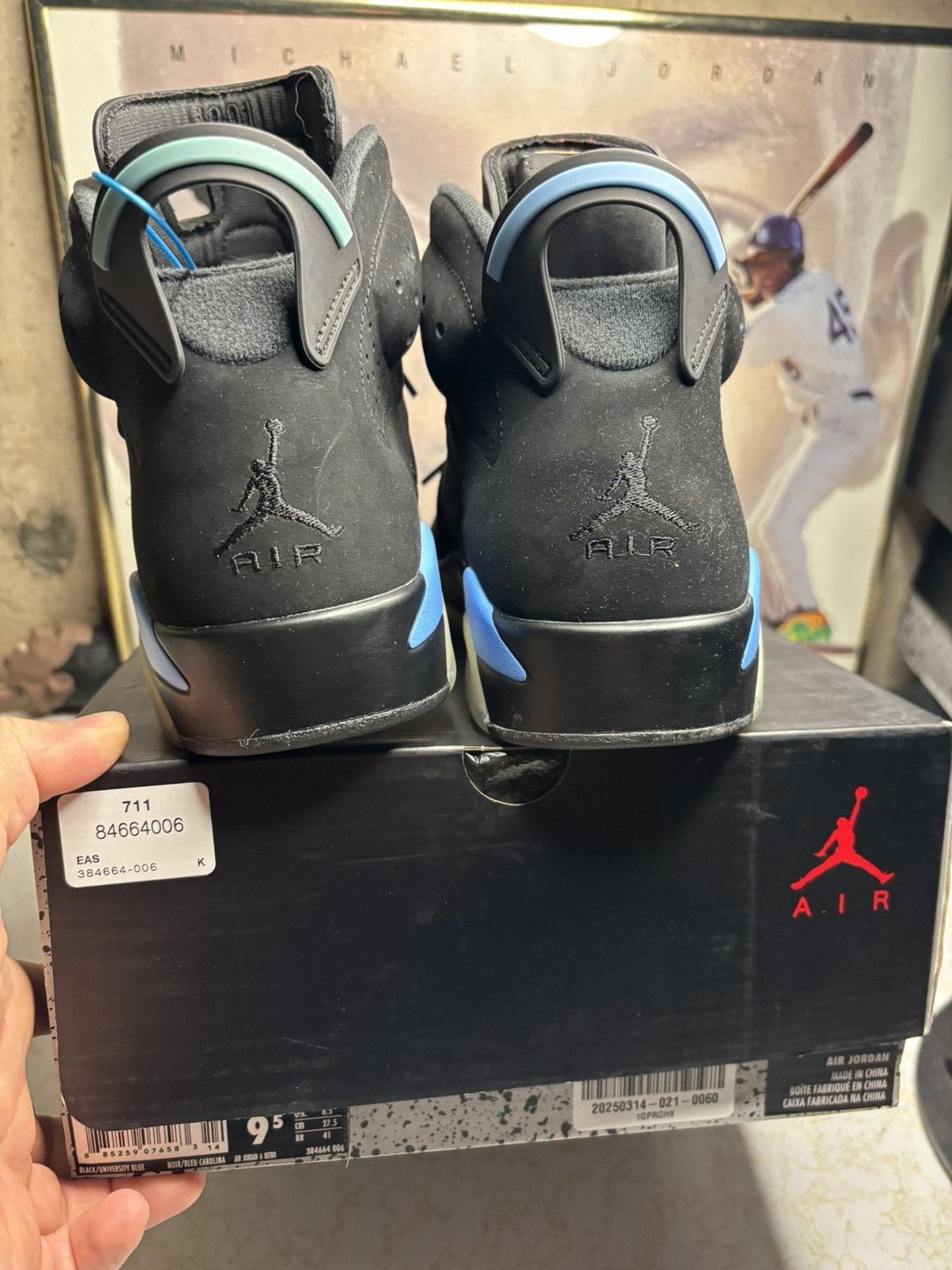 Jordan Brand Jordan Retro 6 ‘unc’ Size US 9.5 / EU 42-43 - 7 Thumbnail