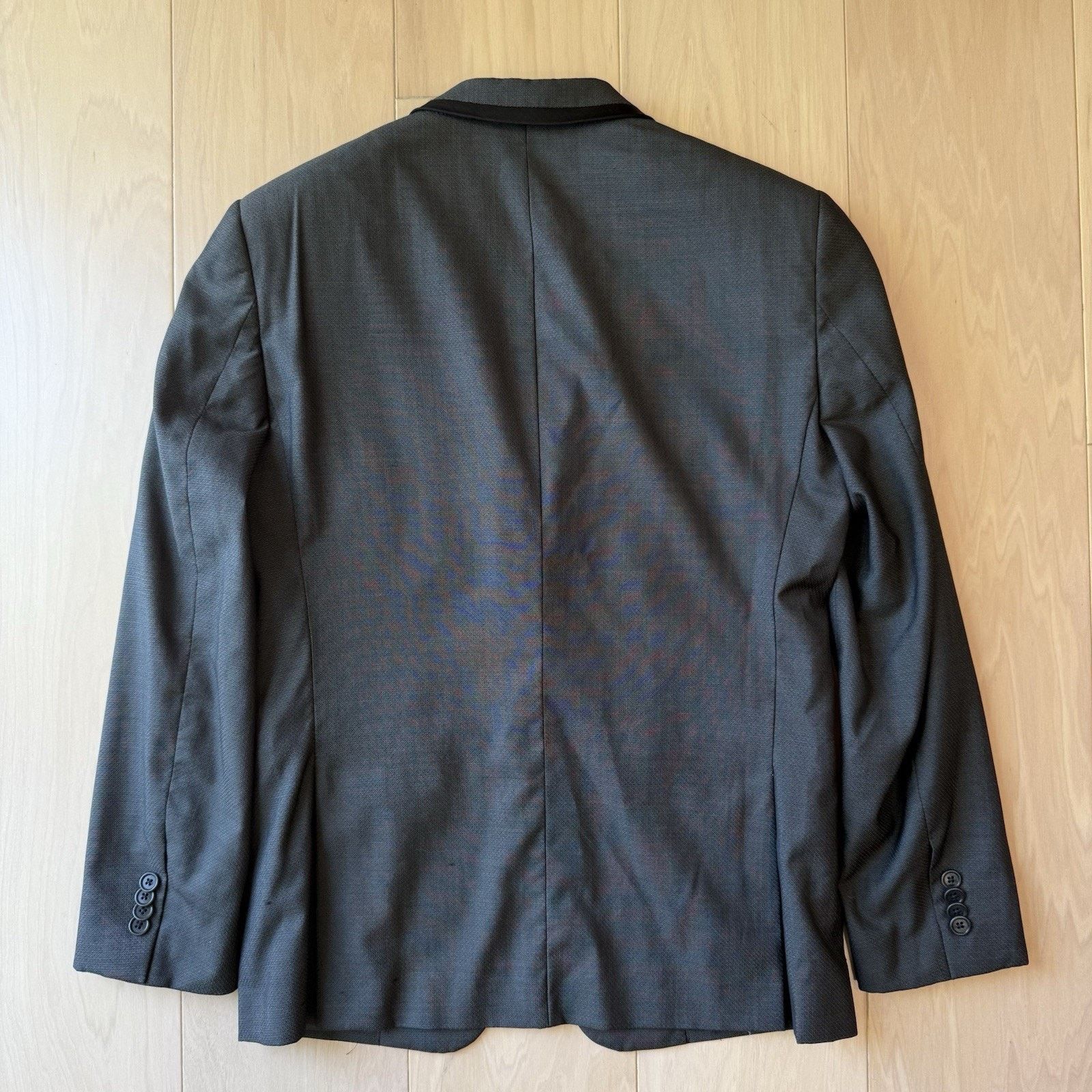 John Varvatos John Varvatos Blazer Medium Gray Black Wool Soho Fit Jacket Size 40R - 10 Thumbnail