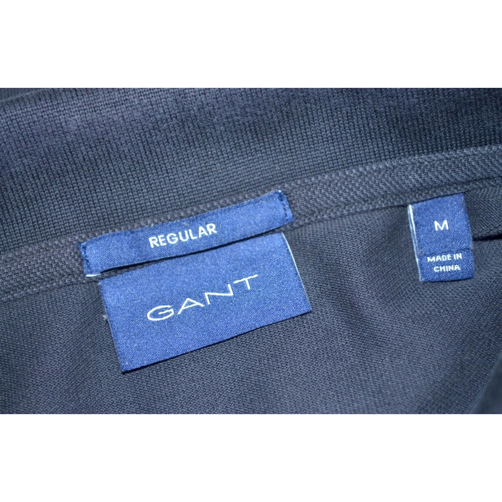 Gant GANT Polo Shirt Men Black Short Sleeve Regular Fit Logo Preppy M Size US M / EU 48-50 / 2 - 5 Thumbnail