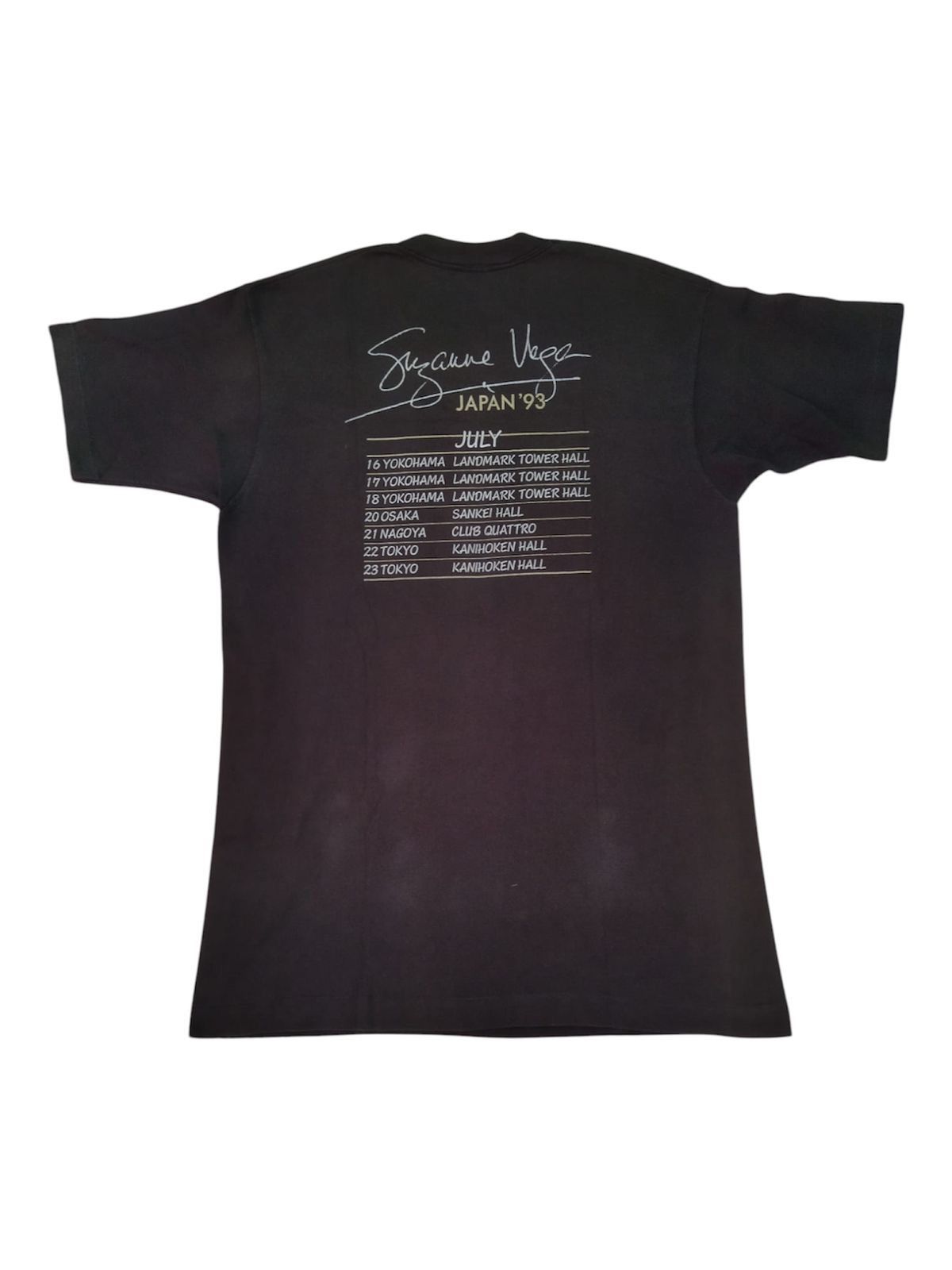 Band Tees × Vintage Vintage 90s Suzanne Vega Japan Tour Tee Size US L / EU 52-54 / 3 - 3 Thumbnail
