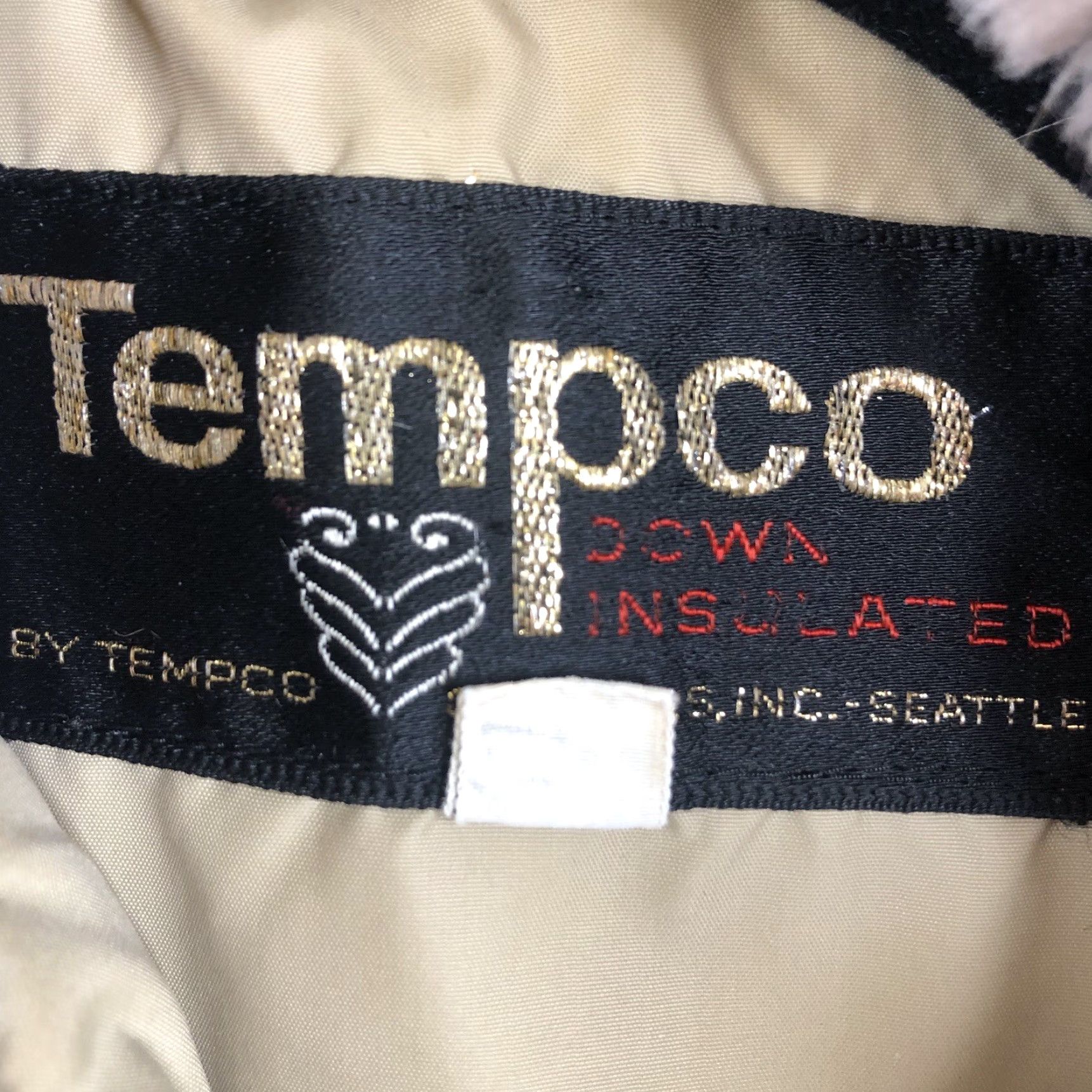 Vintage VINTAGE Tempco Jacket Mens 40 Beige Down Insulated Full Zip Up Puffer Coat Outdoor Winter Regular Men Beige Down Insulated Zip Jacket Size US XXS / EU 40 - 6 Thumbnail