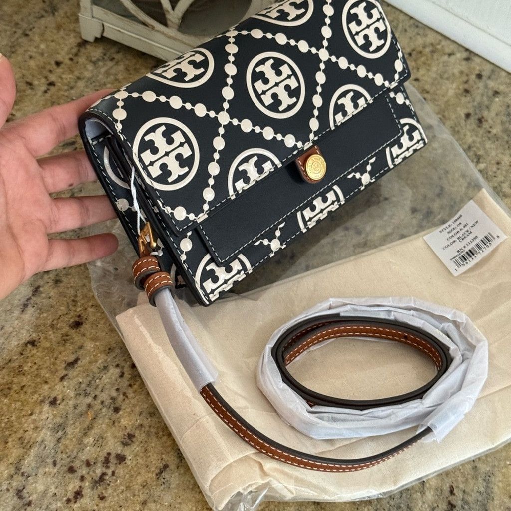 Tory Burch Tory Burch Black and White Women's Bag Size ONE SIZE - 2 Thumbnail