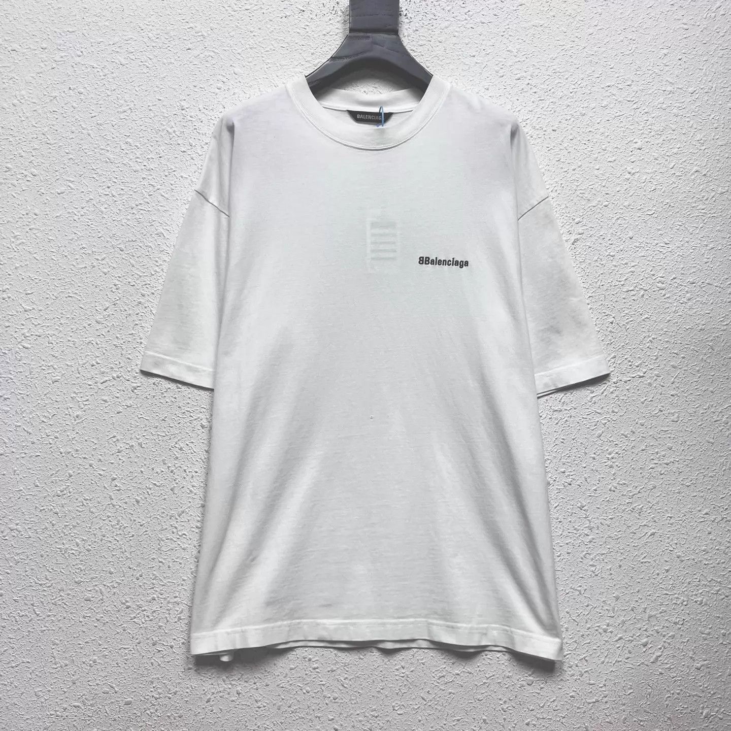 Balenciaga White Short-Sleeve Crew Neck T-Shirt Size US M / EU 48-50 / 2 - 1 Thumbnail