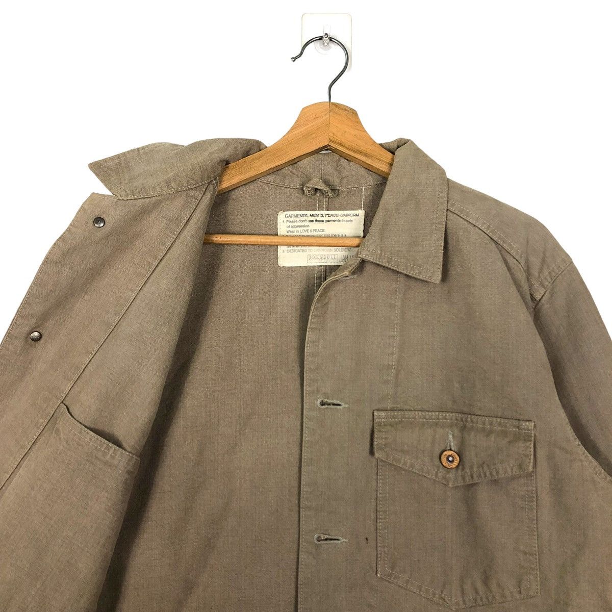 Japanese Brand 🔥TRUE VINTAGE JAN 1963 CHORE WORK JACKET JOHNBULL Size US L / EU 52-54 / 3 - 10 Thumbnail