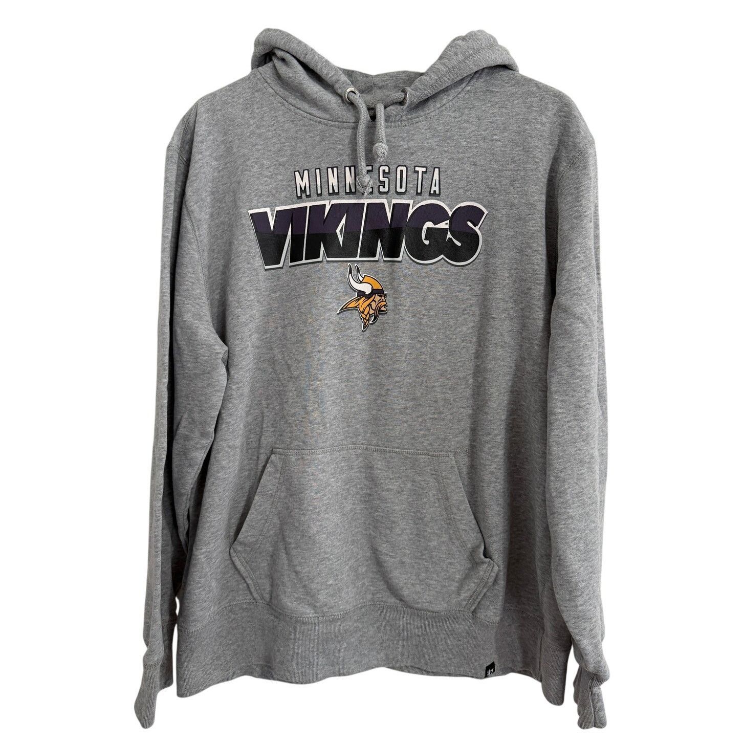 47 Brand Minnesota Vikings Gray NFL Football Hoodie Sweatshirt Sz XL Size US XL / EU 56 / 4 - 1 Thumbnail