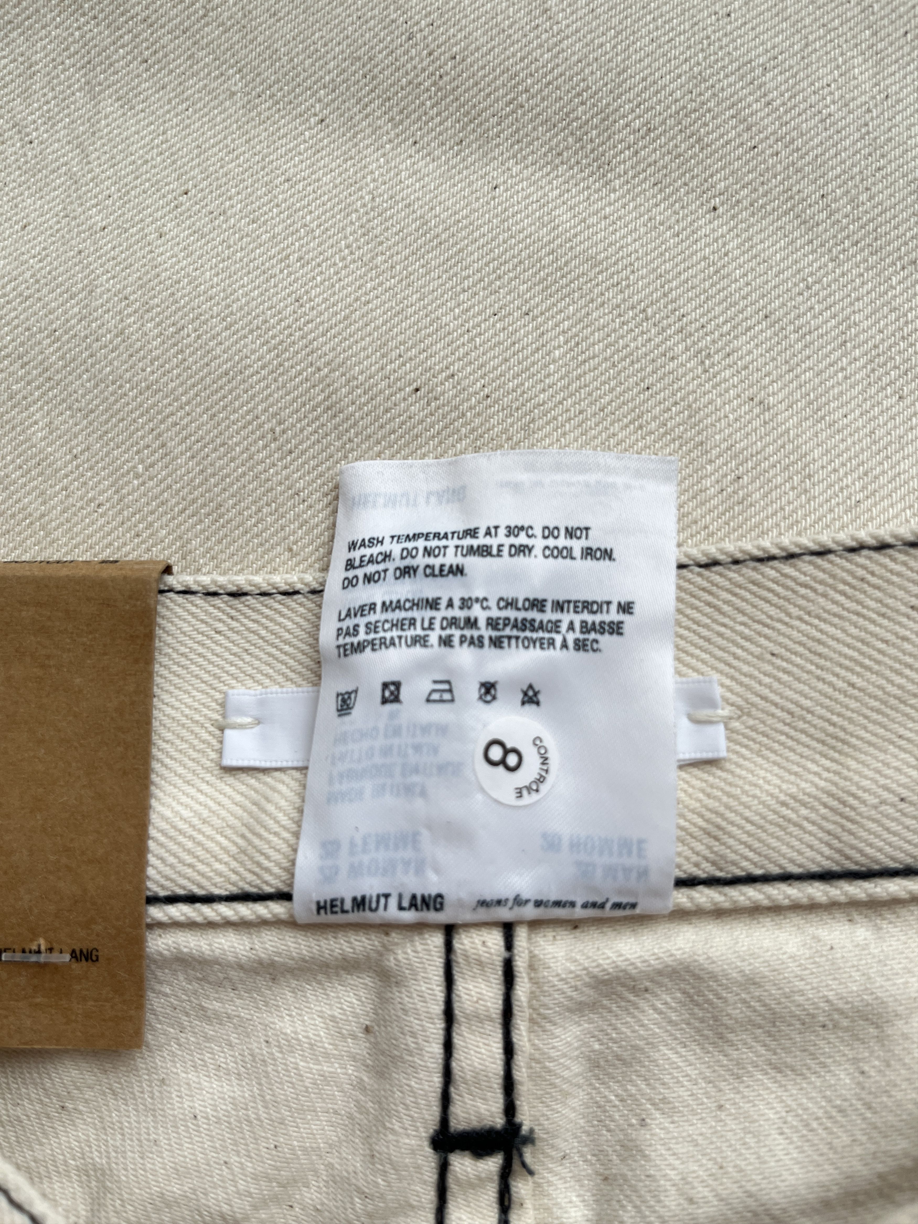 Helmut Lang ⚡️QUICK SALE⚡️Helmut Lang Natural Hi Bootcut High Rise Jeans Size 25" / US 0 / IT 36 - 6 Thumbnail