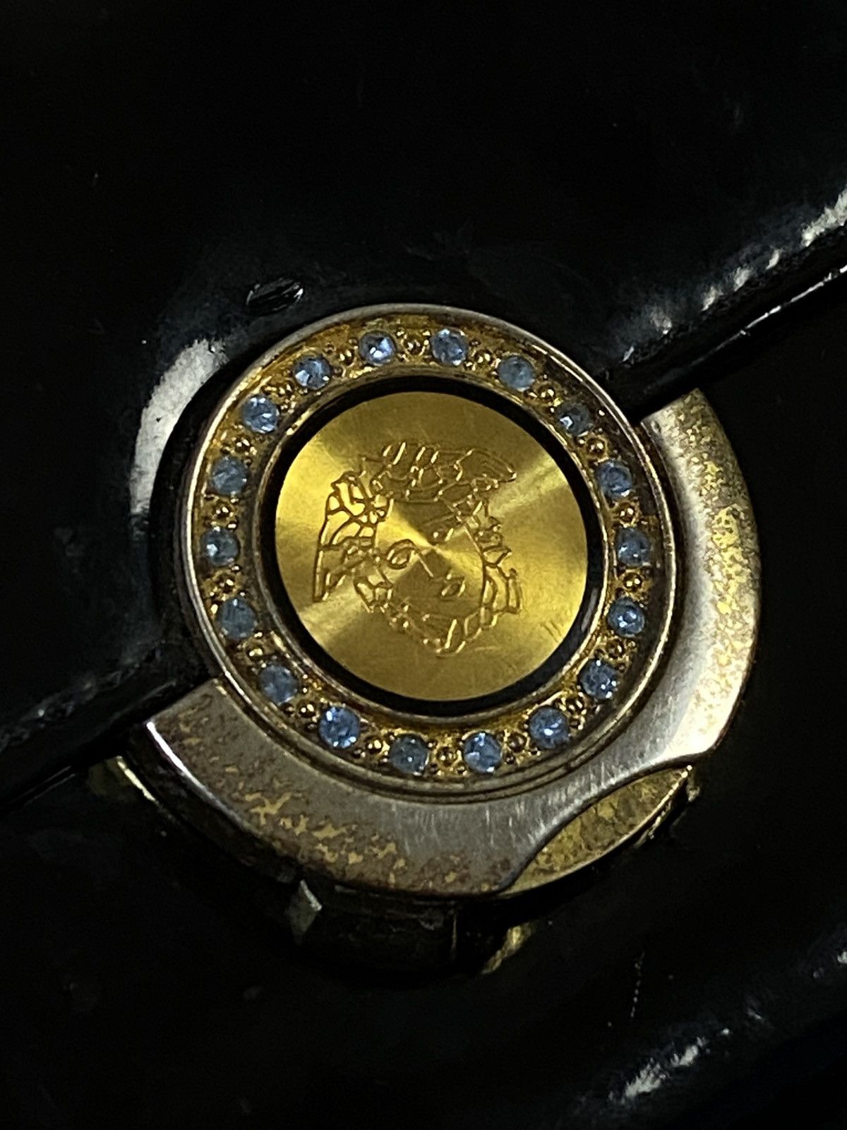 Versace Versace Medusa Leather Vintage Wallet Size ONE SIZE - 3 Thumbnail