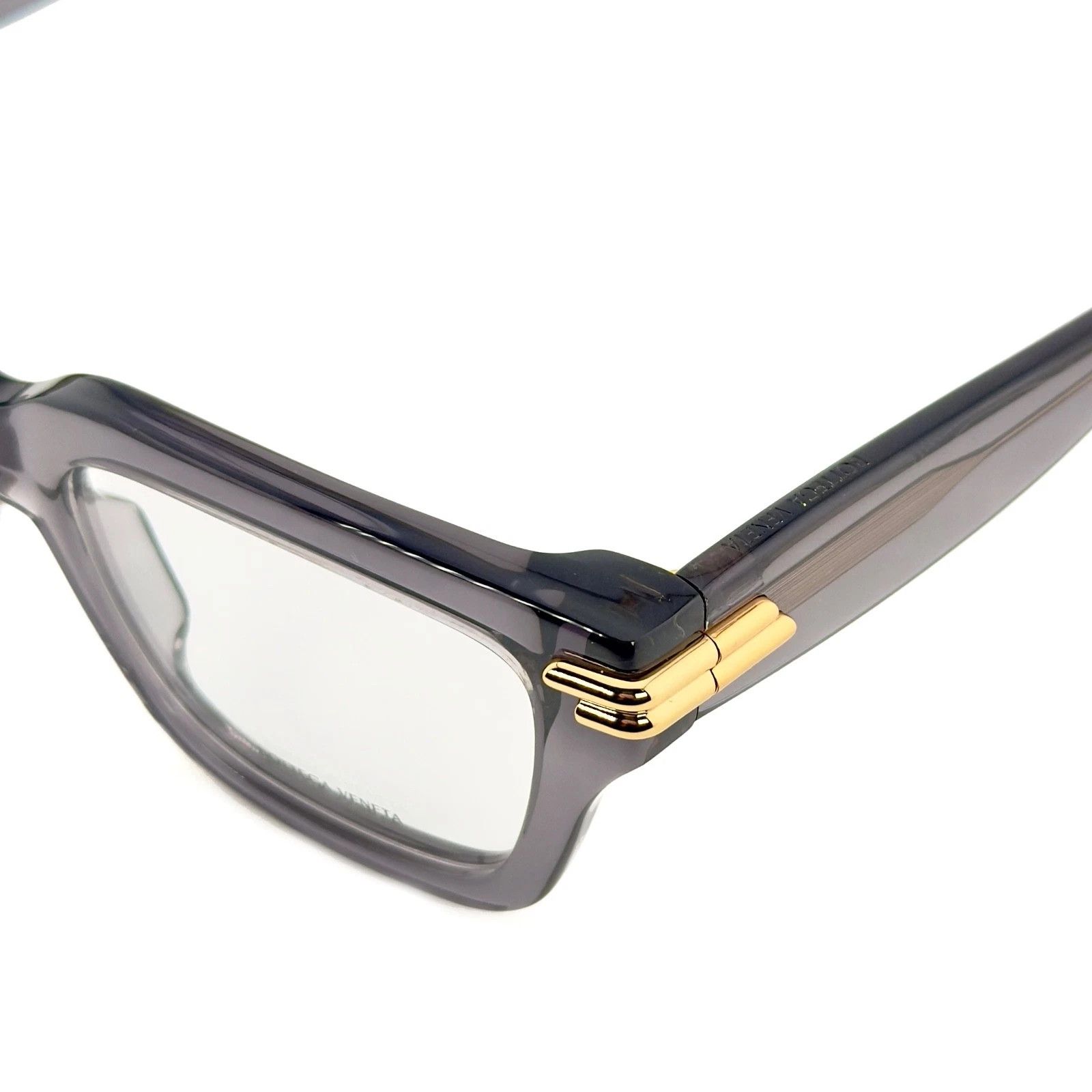 Bottega Veneta BOTTEGA VENETA MITRE 1324 BV1324O Gray Ribbon Eyeglasses 005 Size ONE SIZE - 8 Thumbnail