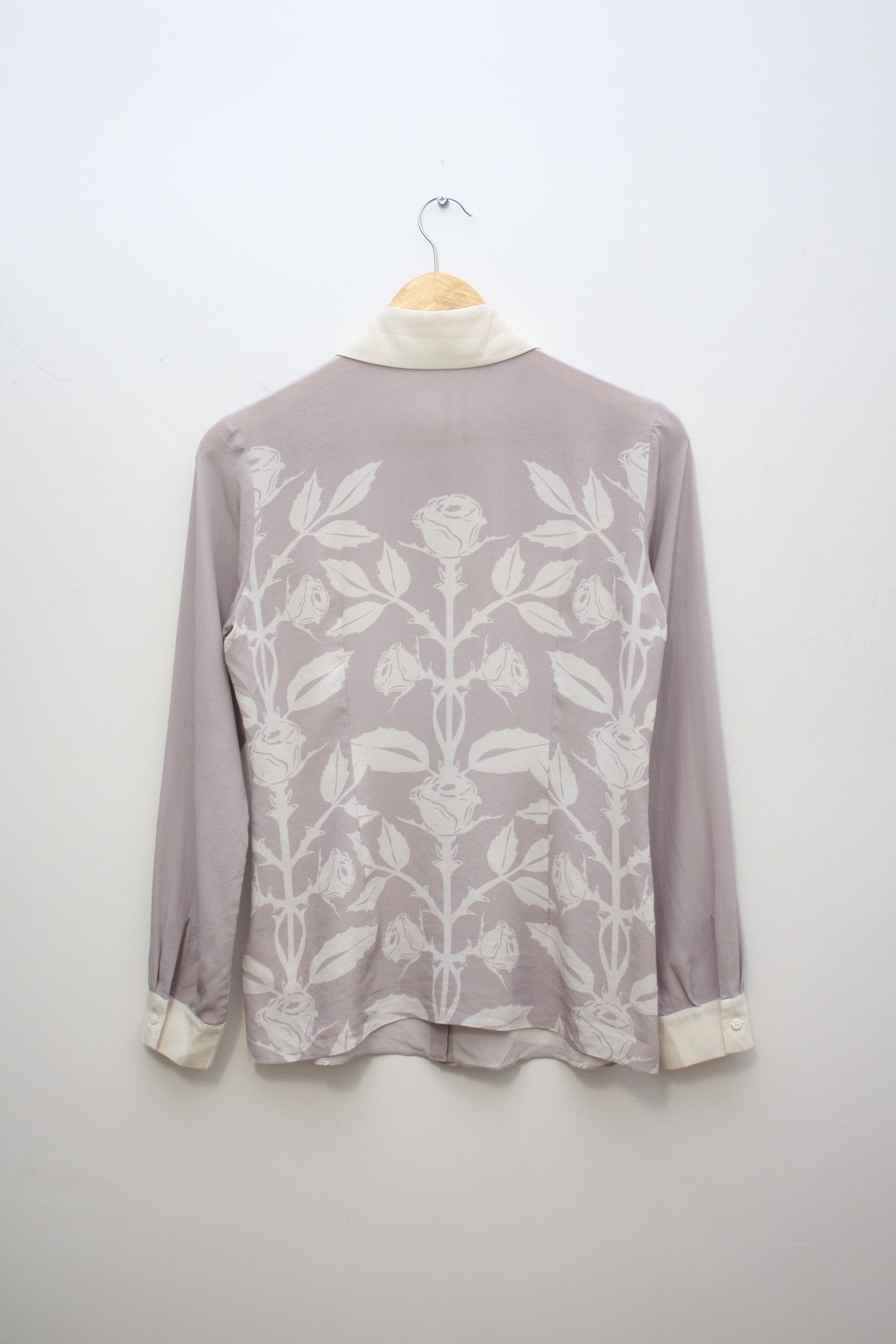 DOROTHEE SCHUMACHER Dorothee Schumacher Silk Floral L/S Women's Blouses Size S / US 4 / IT 40 - 2 Thumbnail