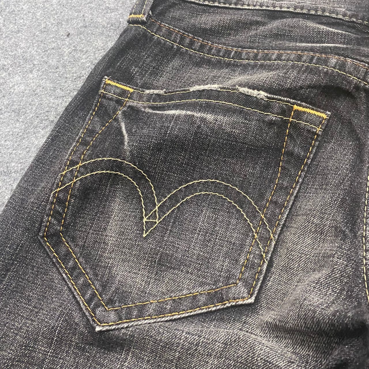 Japanese Brand 💥Flare💥Vintage Levis 507 Flare Denim Size US 32 / EU 48 - 13 Thumbnail
