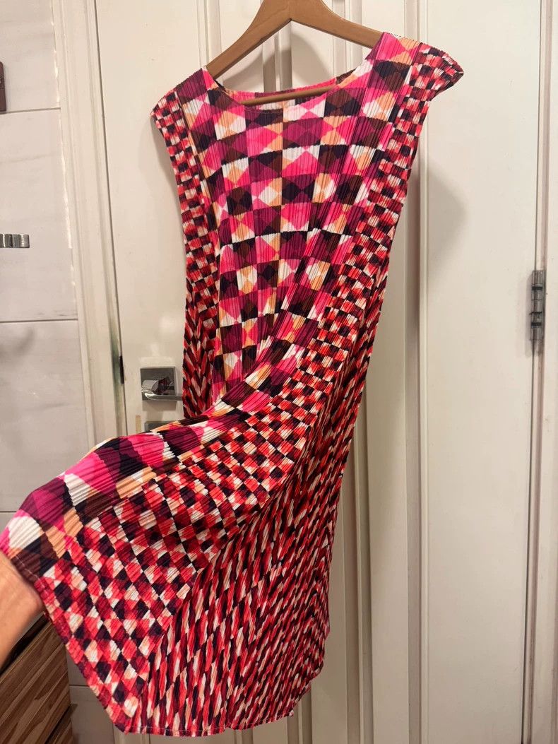 Issey Miyake Issey Miyake size:3 Mosaic dress Size S / US 4 / IT 40 - 4 Thumbnail