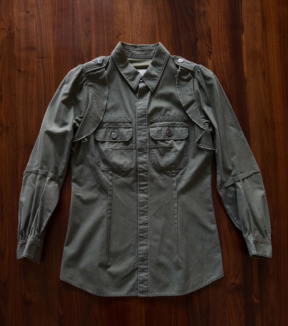 Undercover Military Green Cotton Shirt Size S / US 4 / IT 40 - 1 Thumbnail