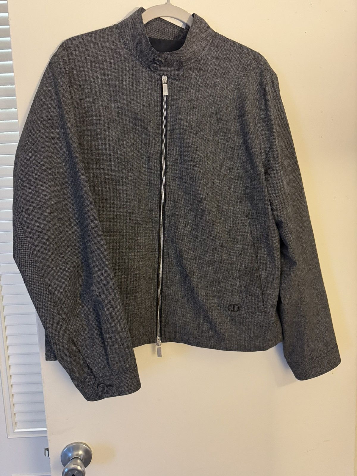 Dior Authentic Dior zip-up jacket in 100% virgin wool Size US M / EU 48-50 / 2 - 1 Thumbnail