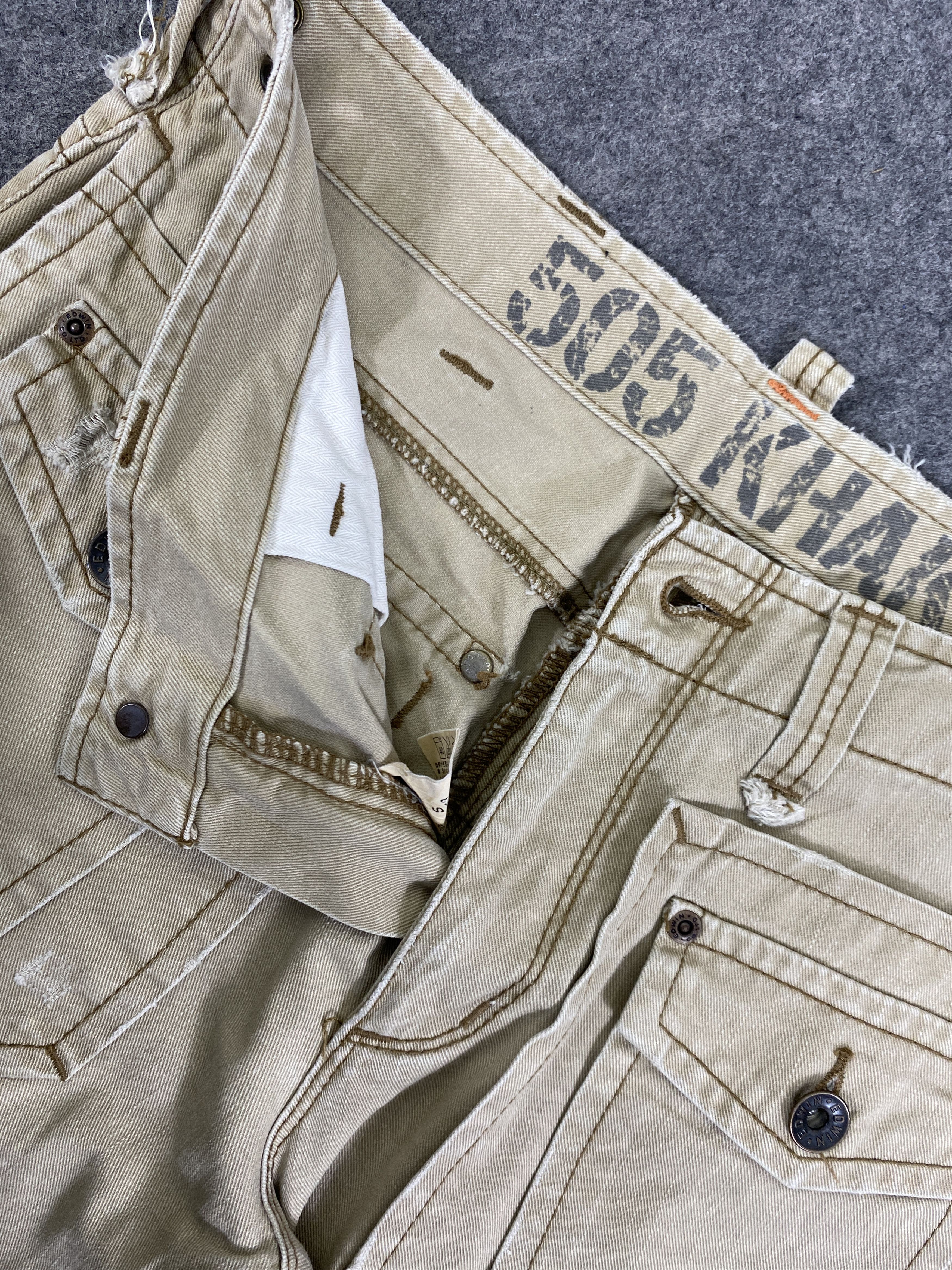 If Six Was Nine Japanese Brand Edwin Multipocket Flare Pants -CP296 Size US 31 - 7 Thumbnail
