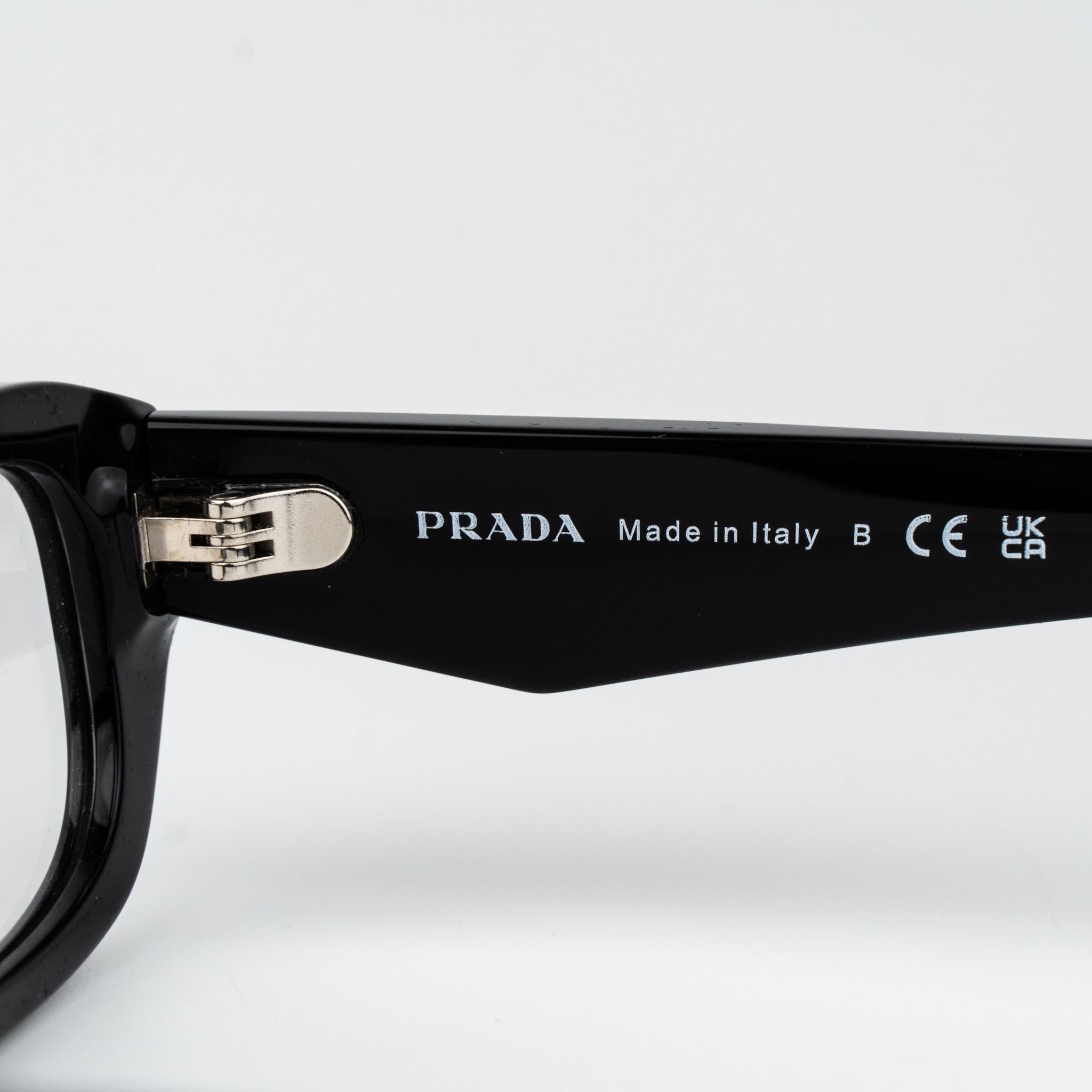 Prada Prada Women Eyeglasses Rectangle PRB06S 16K08N NEW AUTHENTIC Size ONE SIZE - 8 Thumbnail