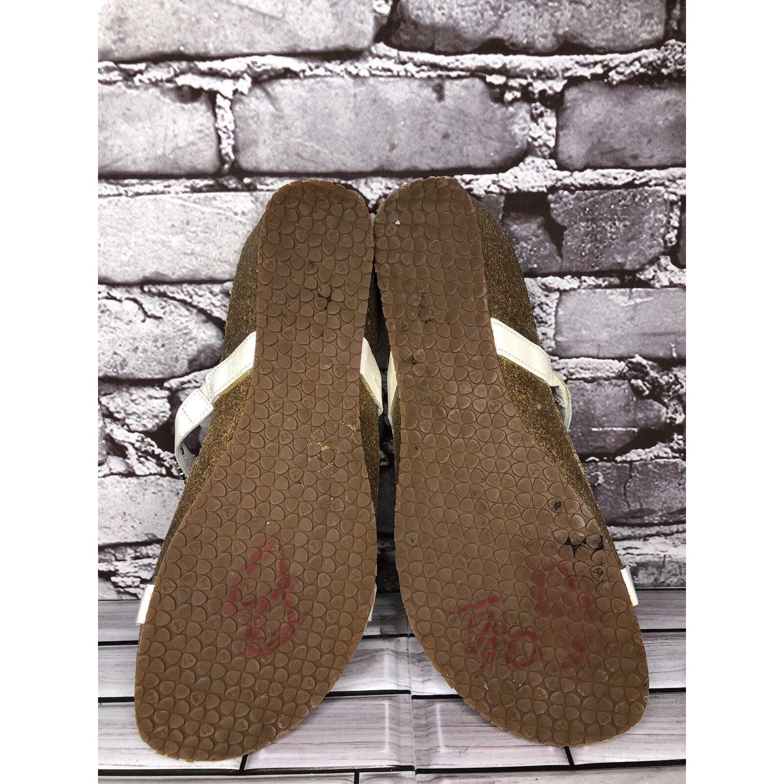 Mephisto Mephisto White Rhinestone Crystal Strap Slide Cork Sandals W Size US 11 / IT 41 - 18 Thumbnail