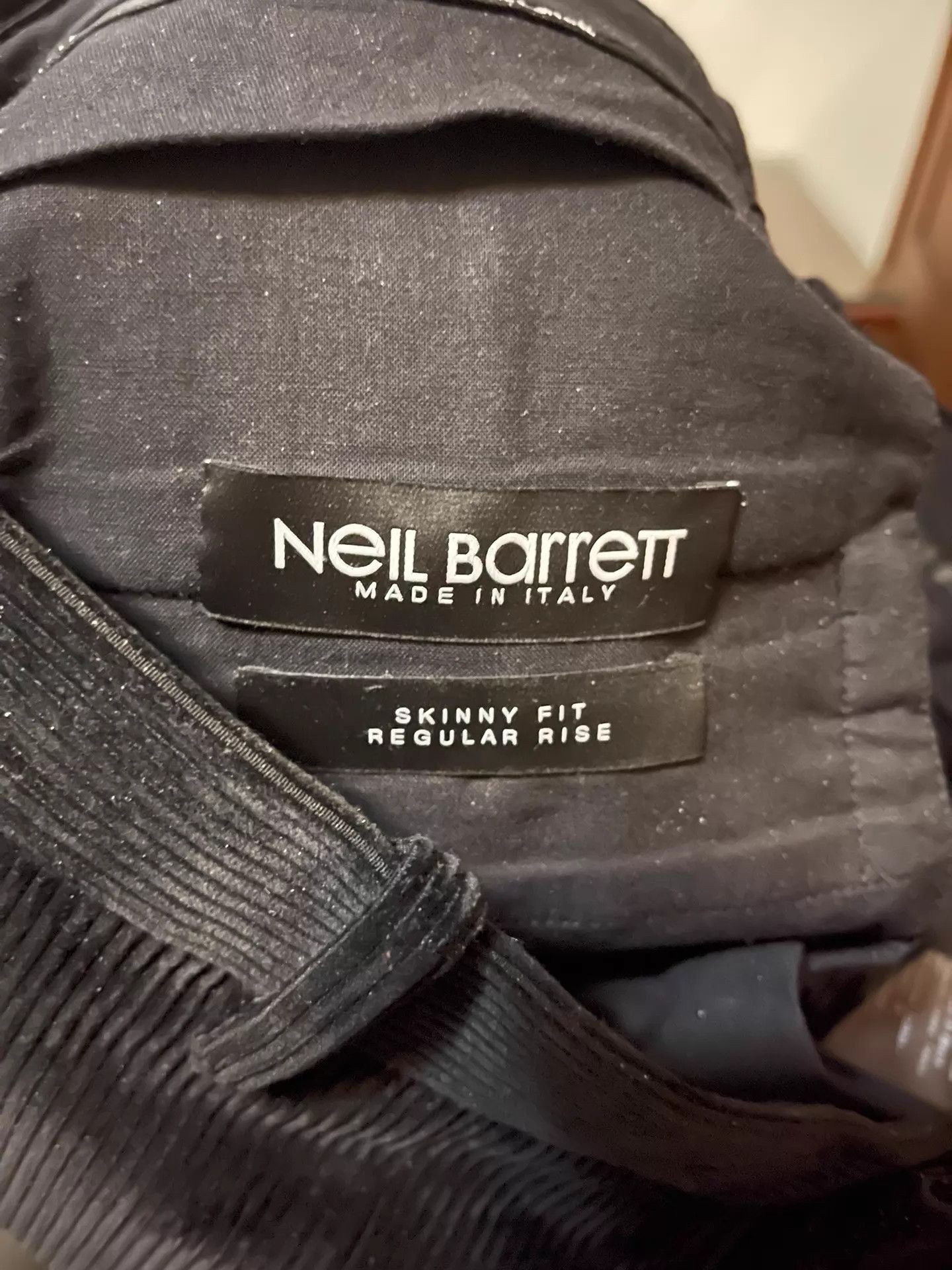 Neil Barrett Black Corduroy Casual Pants Size 30 Size US 30 / EU 46 - 6 Thumbnail