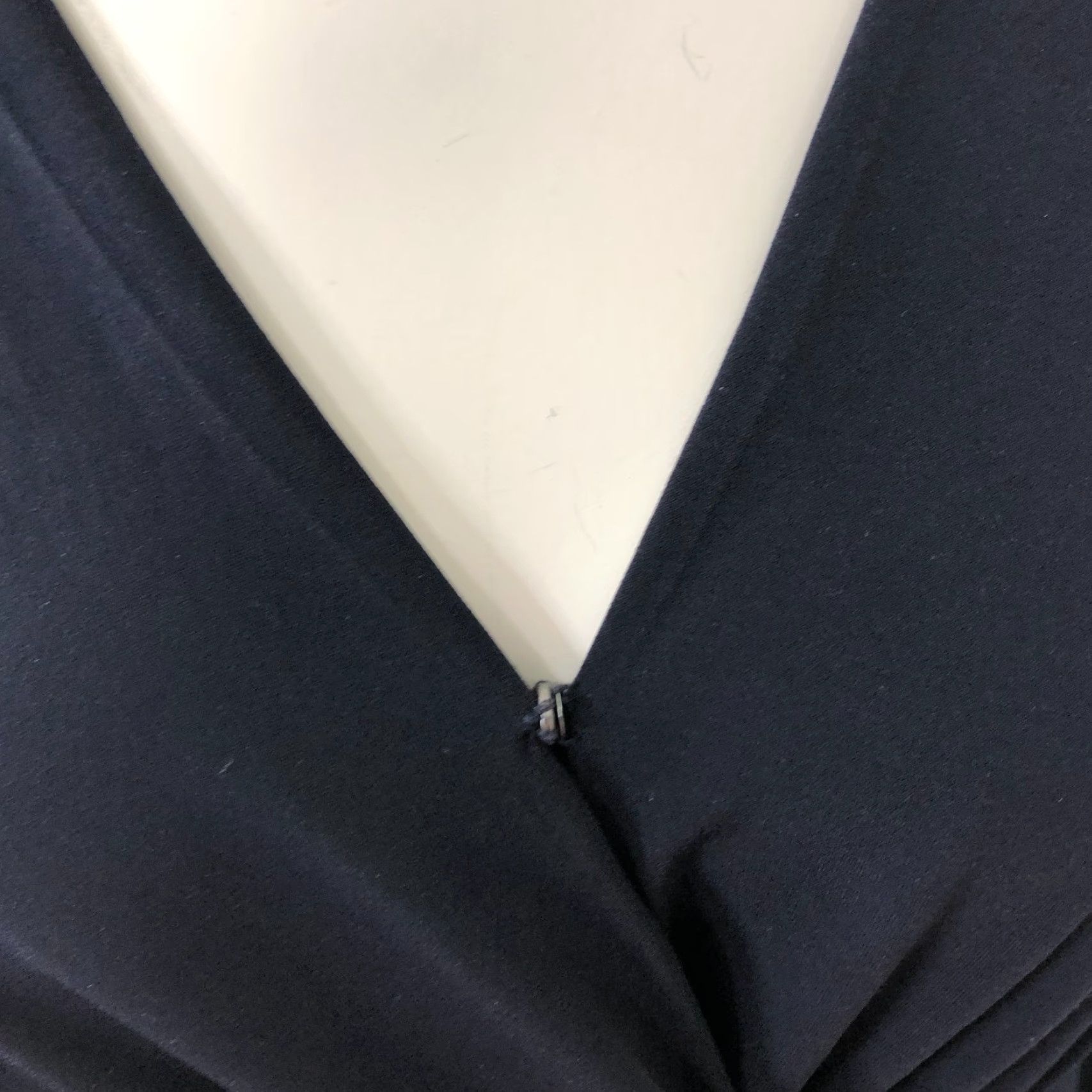 Brooks Brothers Brooks Brothers Dress Medium Faux Wrap Above Knee Length Blue Navy MINT 3/4 Sleeve V-Neck A-Line Woman Womens (Adult) Size M / US 6-8 / IT 42-44 - 4 Thumbnail