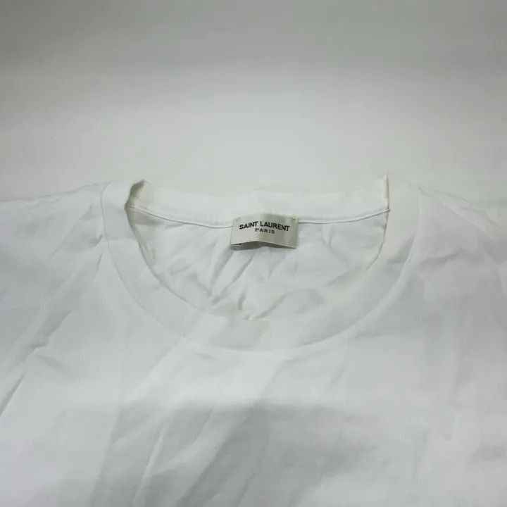 Saint Laurent Paris Saint Laurent SS21 Logo Cotton T-Shirt for Women -2507 Size L / US 10 / IT 46 - 2 Thumbnail