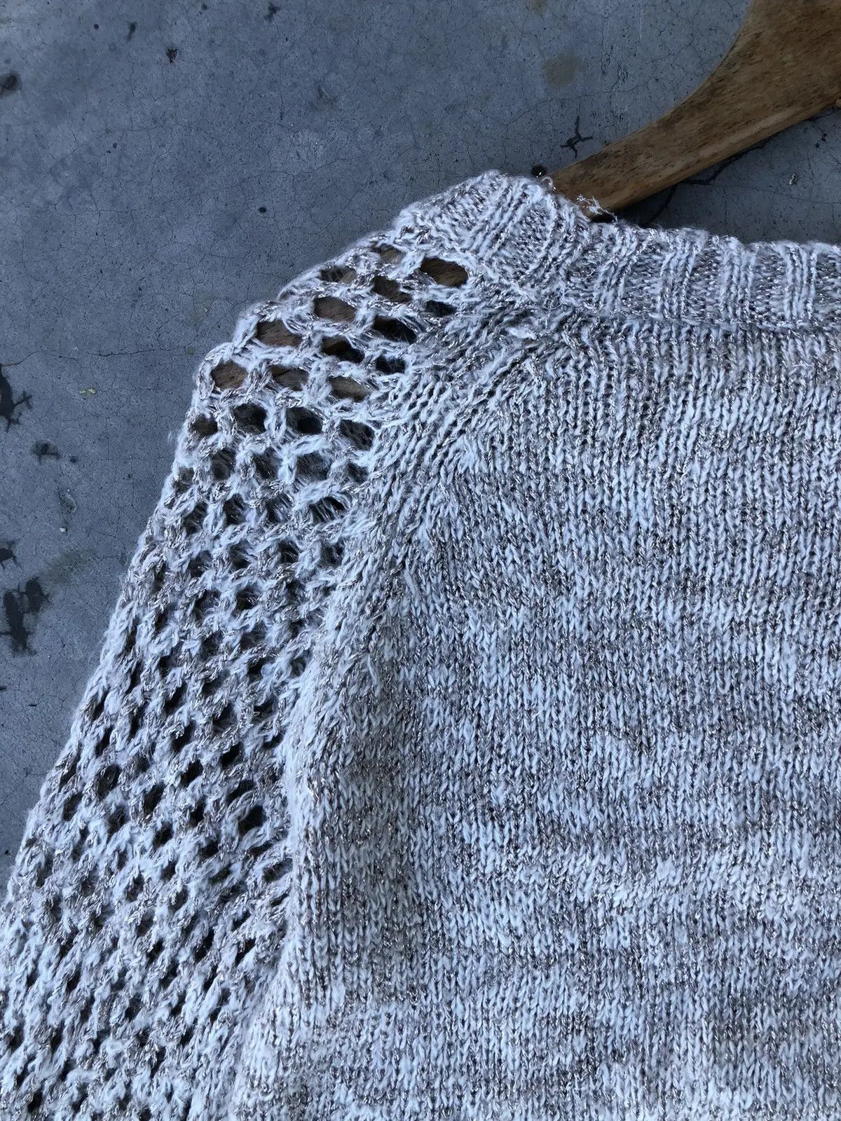 Aran Isles Knitwear Very Rare Knitting Jumper/Netting Pattern Size US XS / EU 42 / 0 - 10 Thumbnail