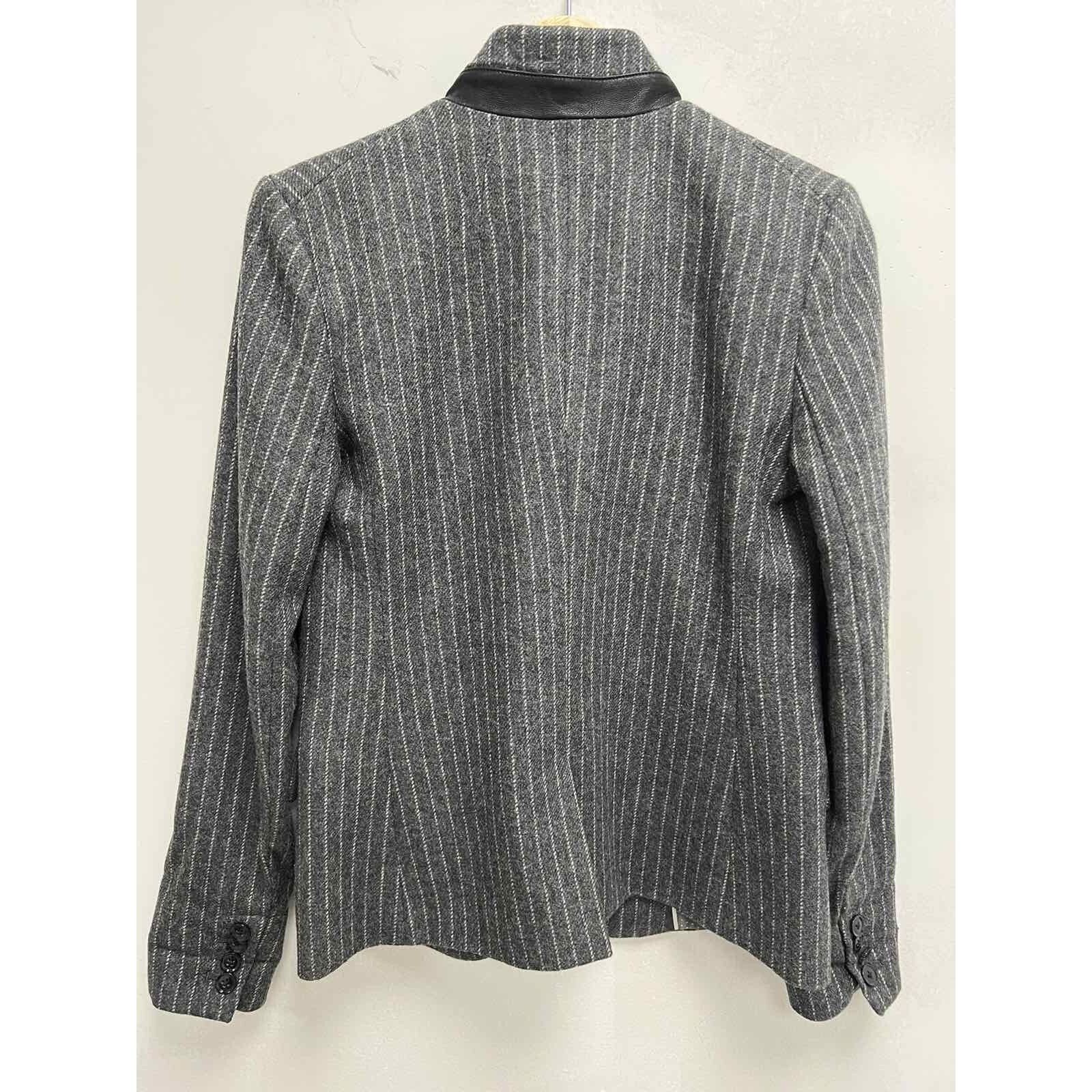 Banana Republic Banana Republic Women Wool Blend Jacket Gray Size 2 A000638 Size XS / US 0-2 / IT 36-38 - 11 Thumbnail