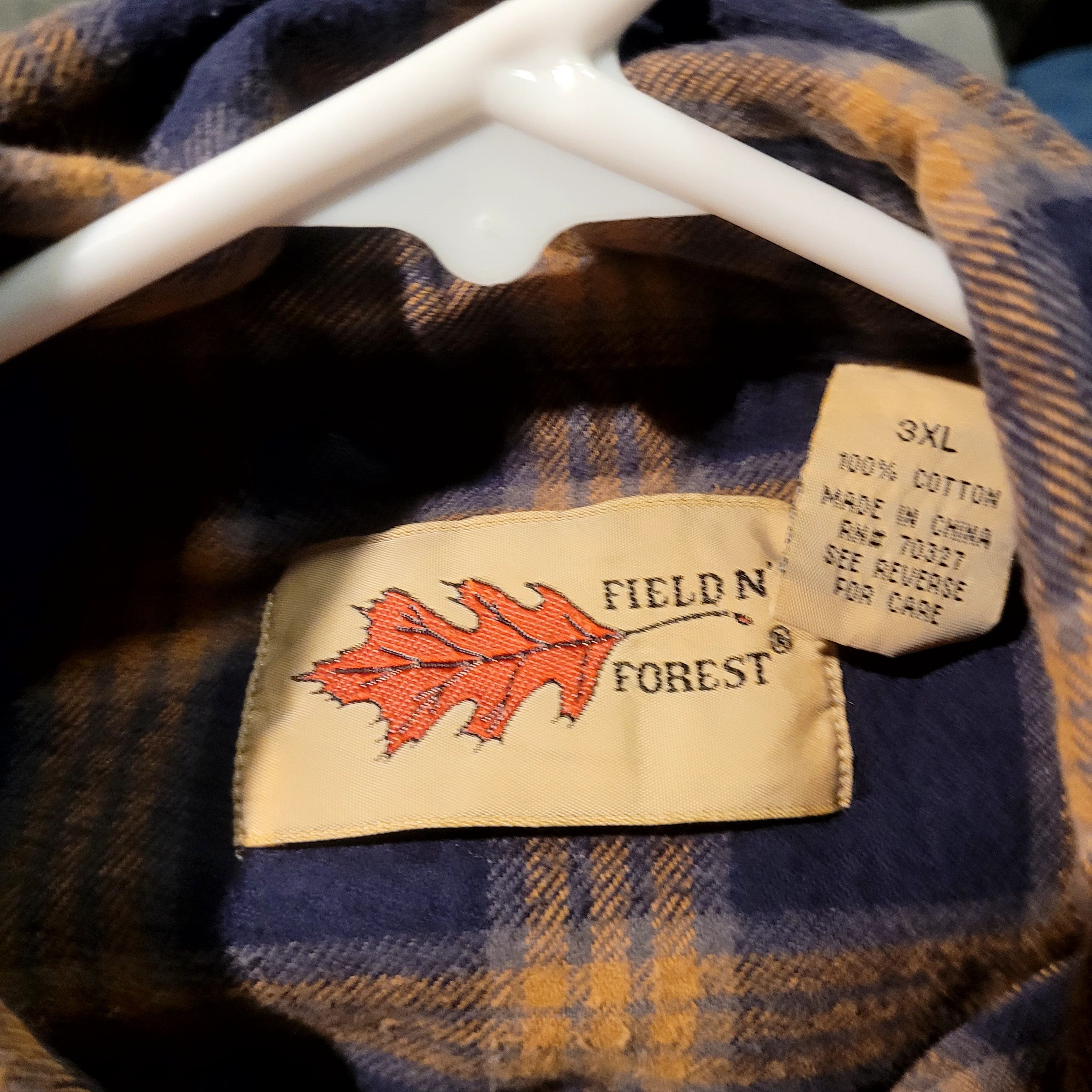 Vintage Feild'n Forest Heavy Duty Thick 100 Cotton Button up Size US XXL / EU 58 / 5 - 5 Thumbnail