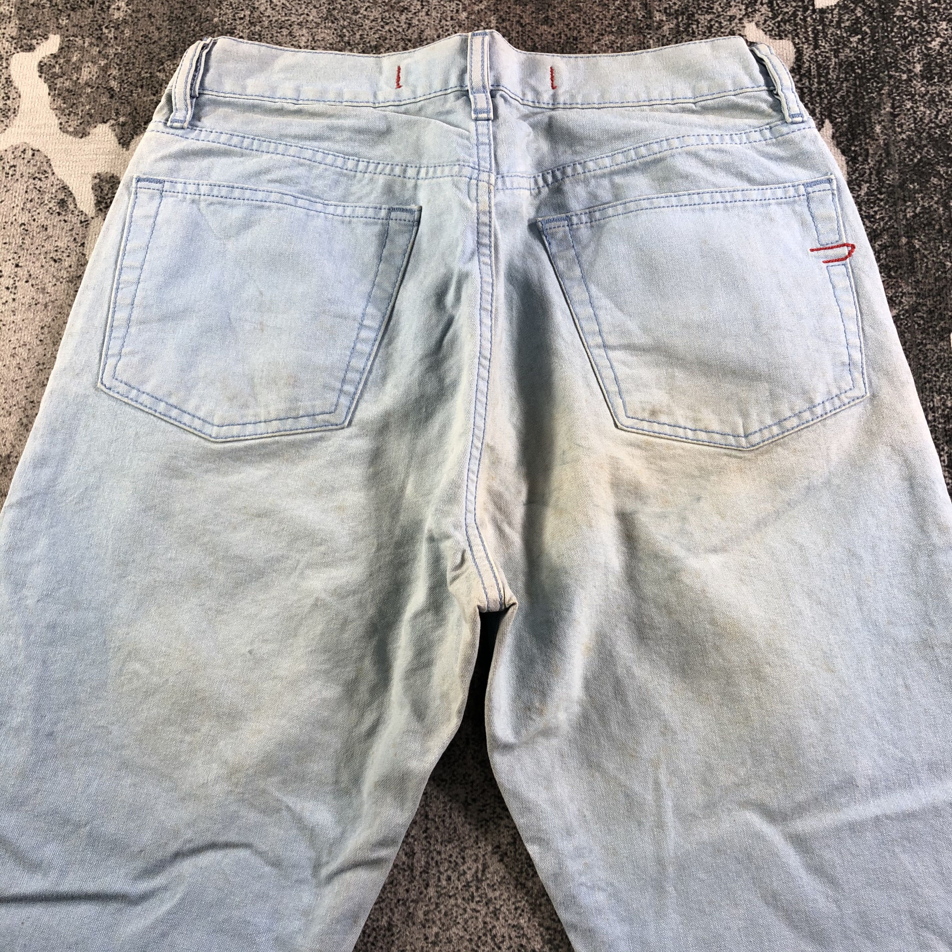 Diesel Diesel Jeans Dirty Blue Wash Denim KJ2969 Size US 30 / EU 46 - 4 Thumbnail
