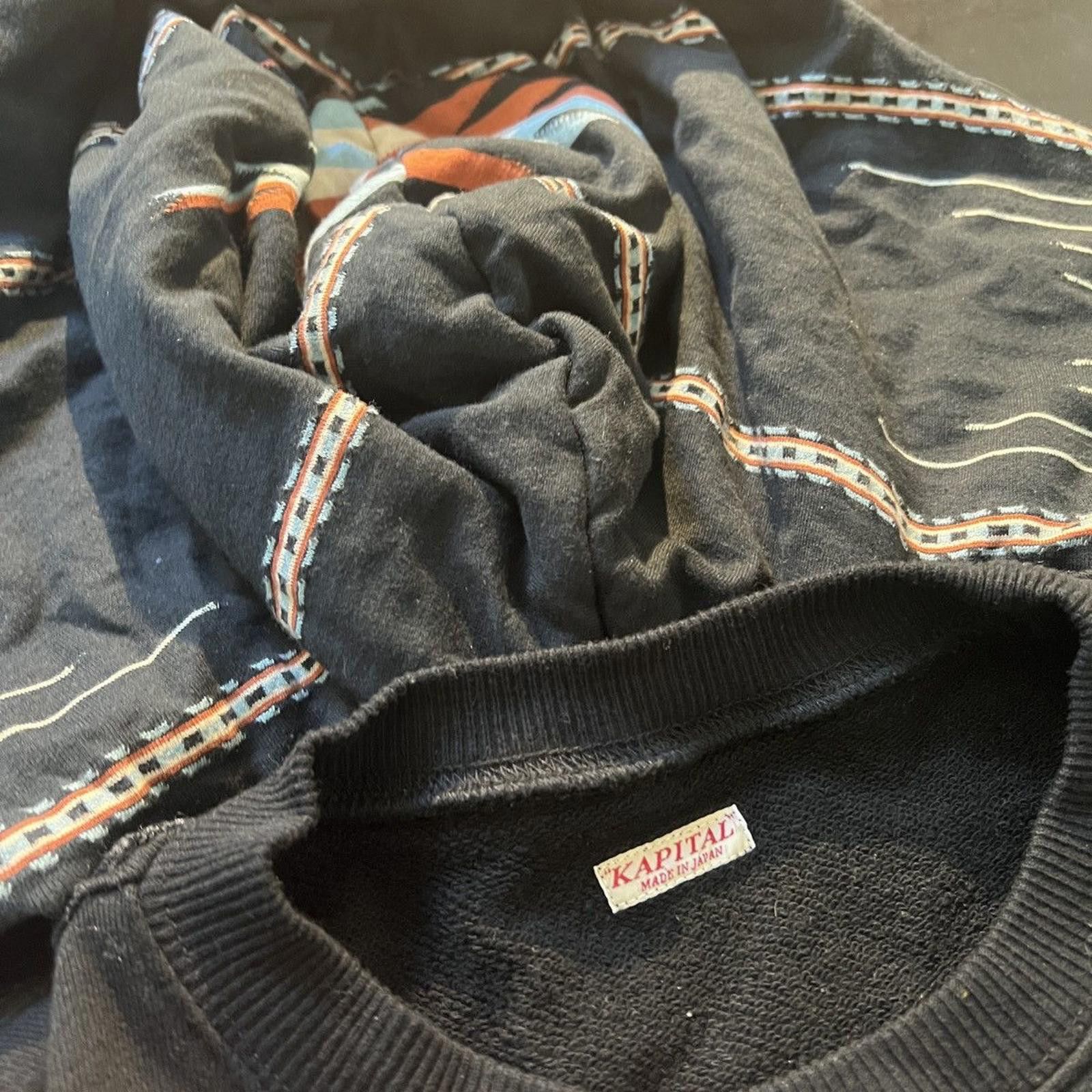 Kapital Kapital Black Scarf Hoodie Size US L / EU 52-54 / 3 - 4 Thumbnail