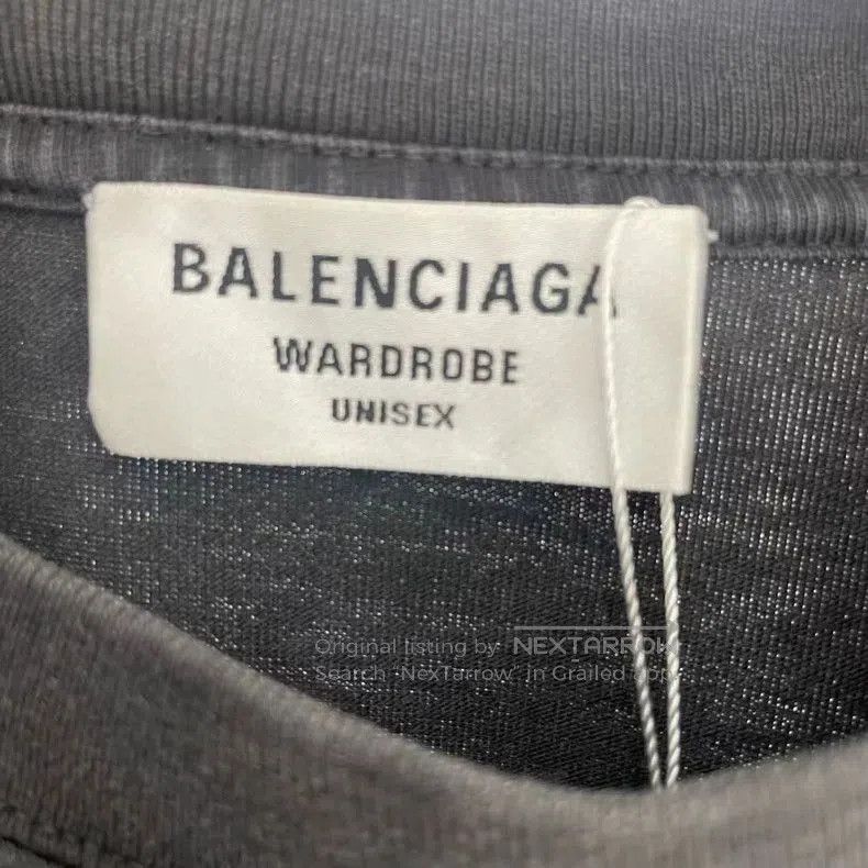 Balenciaga Balenciaga Washed Logo Short Sleeve Tee. Size US XS / EU 42 / 0 - 4 Thumbnail