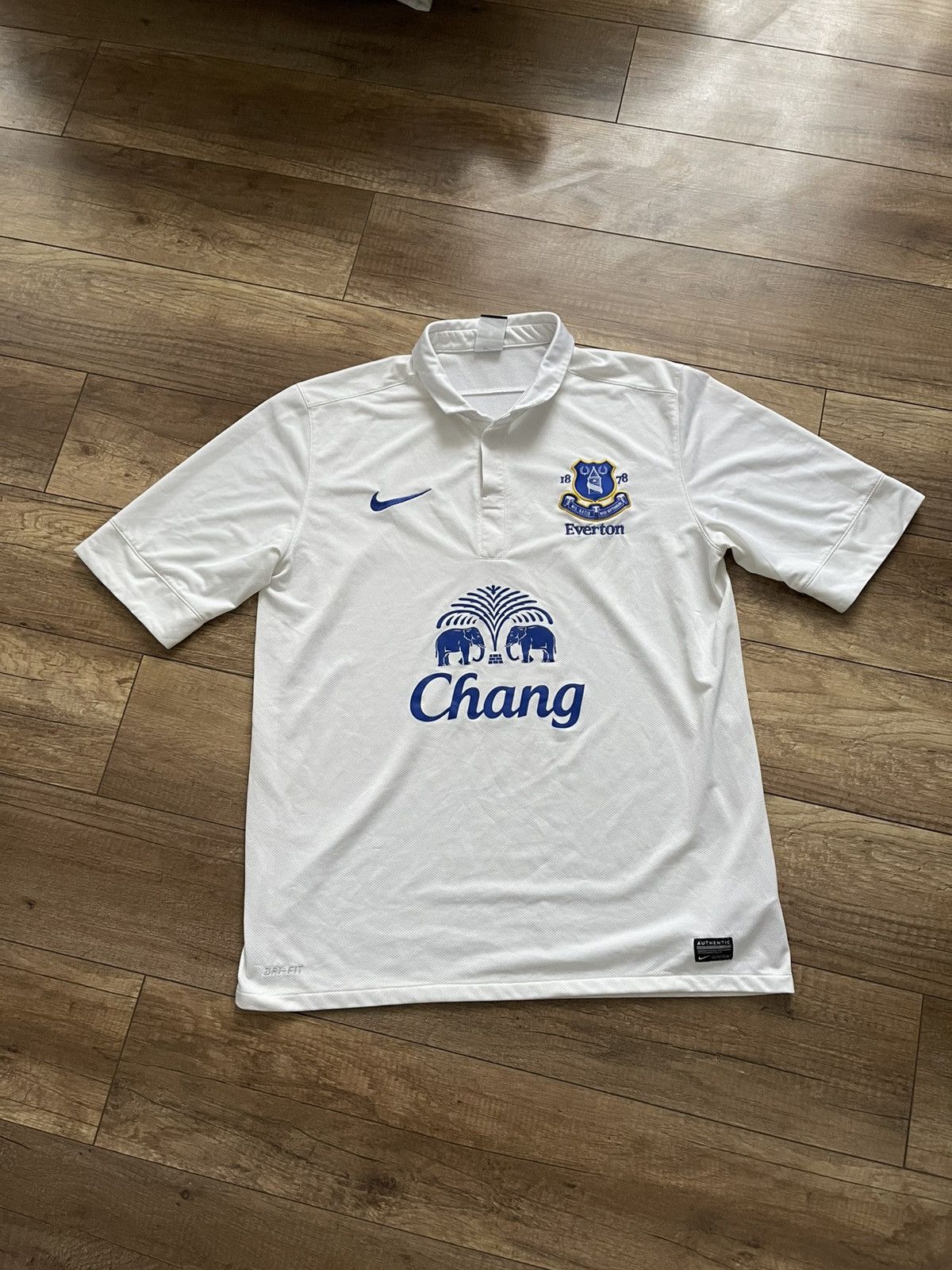 Nike 2012/2013 Nike Everton Soccer Jersey T-Shirt Tee Size US L / EU 52-54 / 3 - 2 Thumbnail