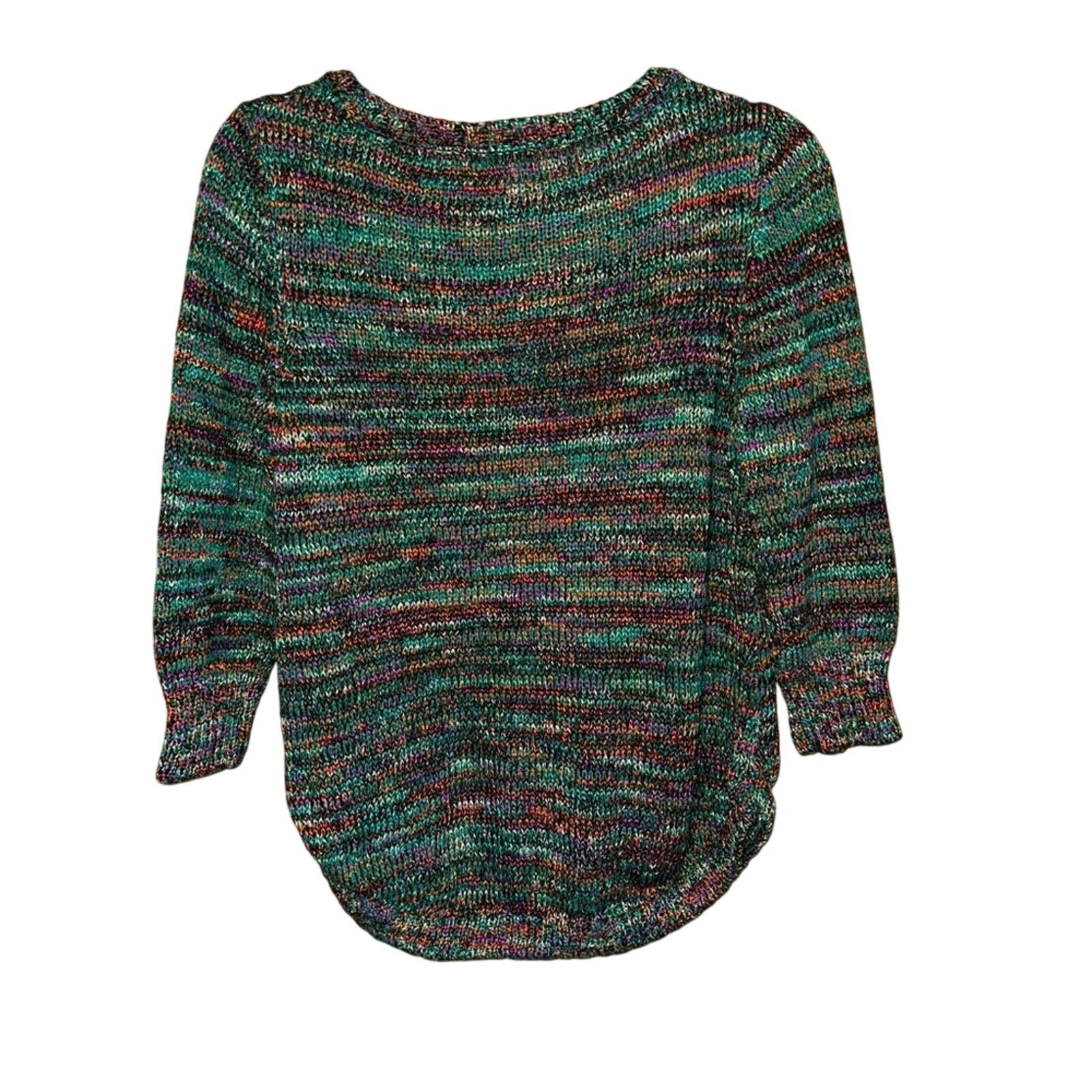 Other Studio Works Multicolor Knit Women's Sweater Size M / US 6-8 / IT 42-44 - 2 Thumbnail