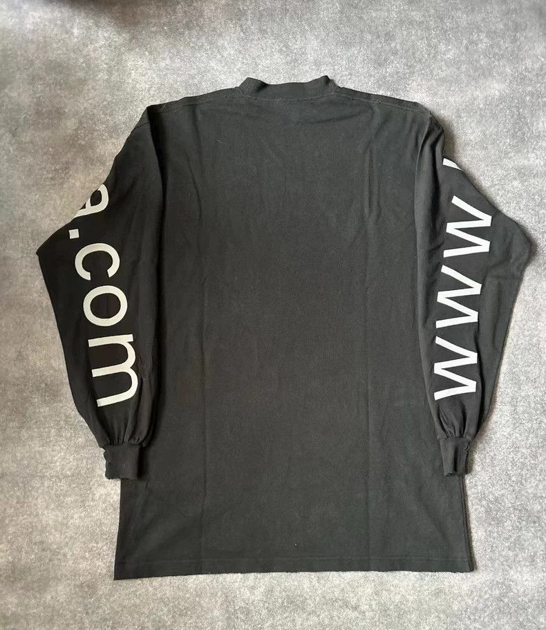 Balenciaga Balenciaga Letter long sleeve T URL round neck loose black Size US S / EU 44-46 / 1 - 2 Thumbnail