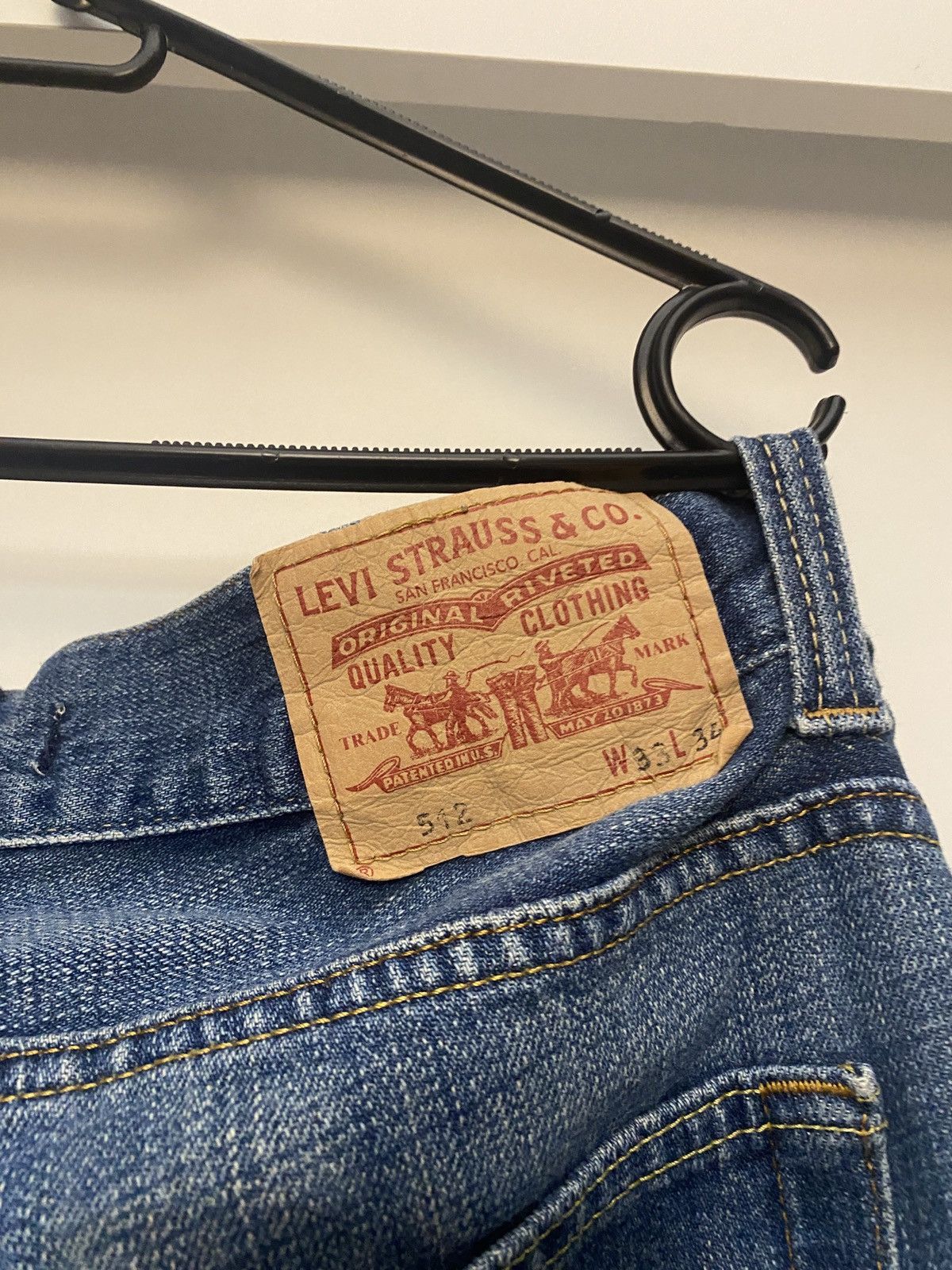 Levi's Vintage Clothing Rare vintage bootcut levis denim trousers 00s Size US 33 - 4 Thumbnail