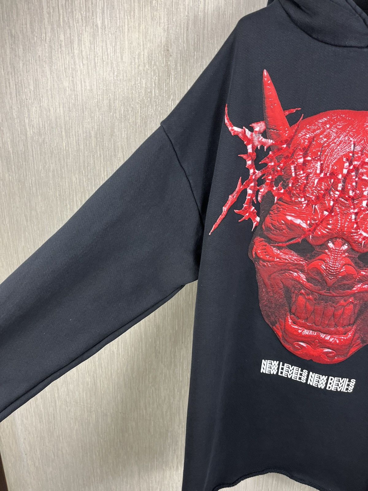 Band Tees × Los Angeles Apparel × ROSE IN GOOD FAITH Rose in good faith x Polyphia demon raw oversized hoodie Size US S / EU 44-46 / 1 - 13 Thumbnail