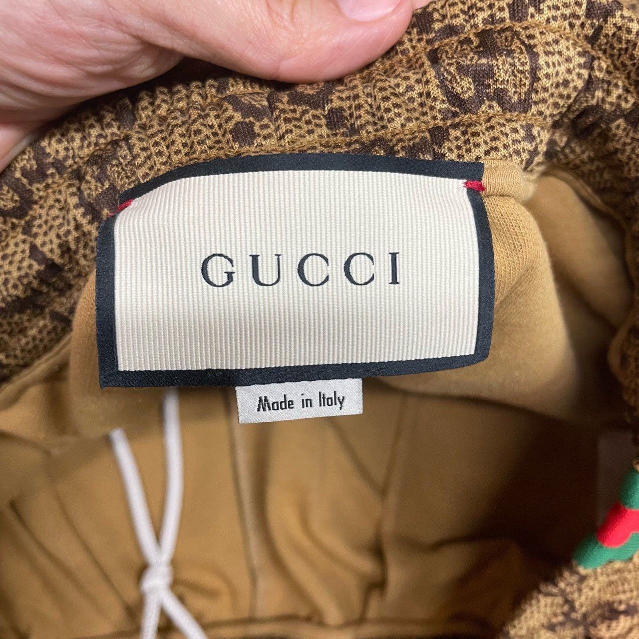 Gucci Gucci Size M Brown full logo trousers 2501-Nextarrow Size US 30 / EU 46 - 5 Thumbnail