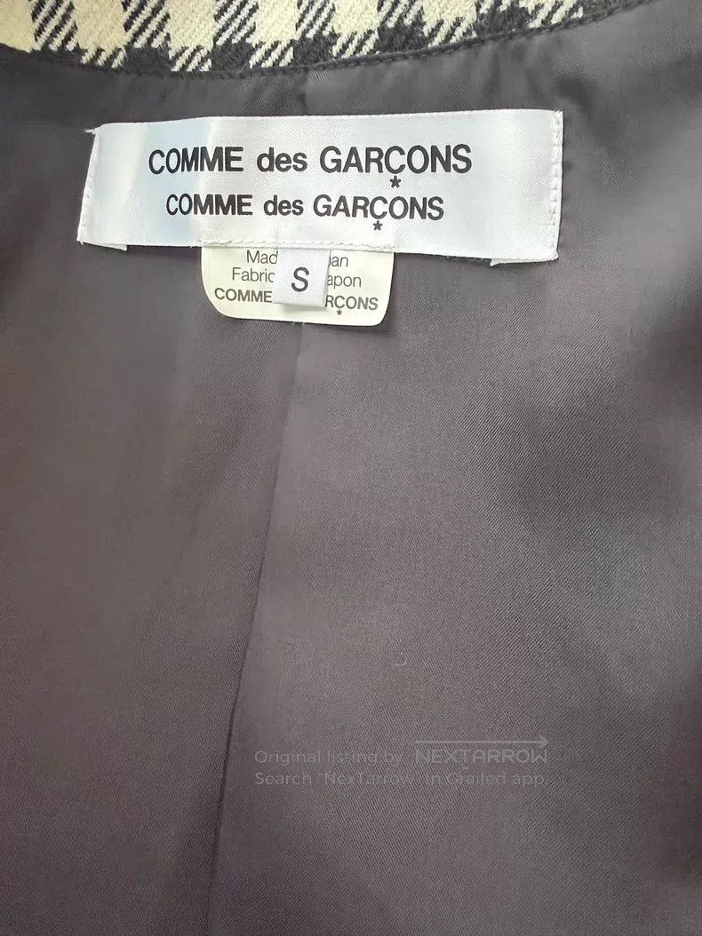 Comme des Garcons Comme des Garcons Black and White Plaid Blazer Size S / US 4 / IT 40 - 4 Thumbnail
