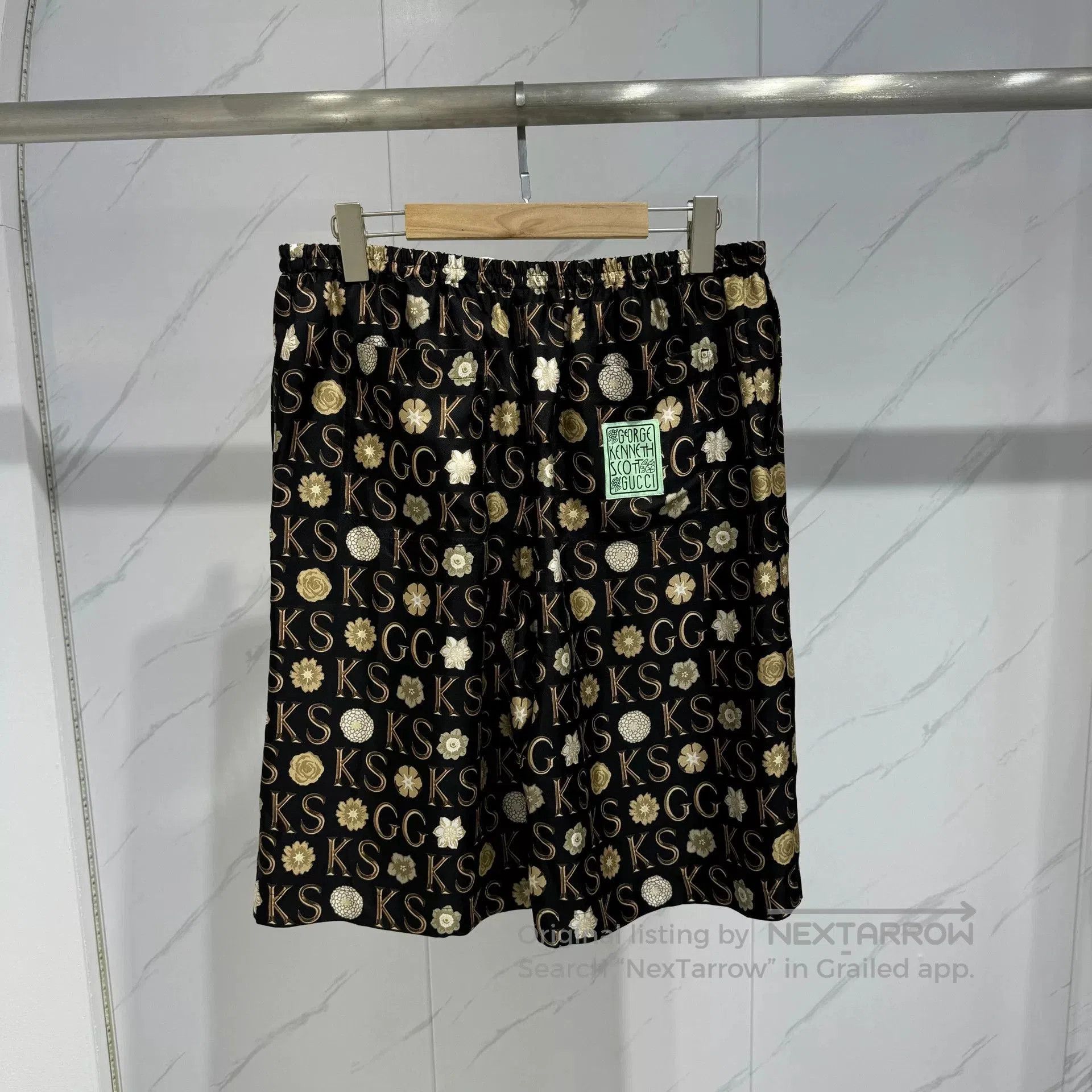 Gucci Gucci x Ken Scott Silk Shorts. Size US 32 / EU 48 - 2 Thumbnail