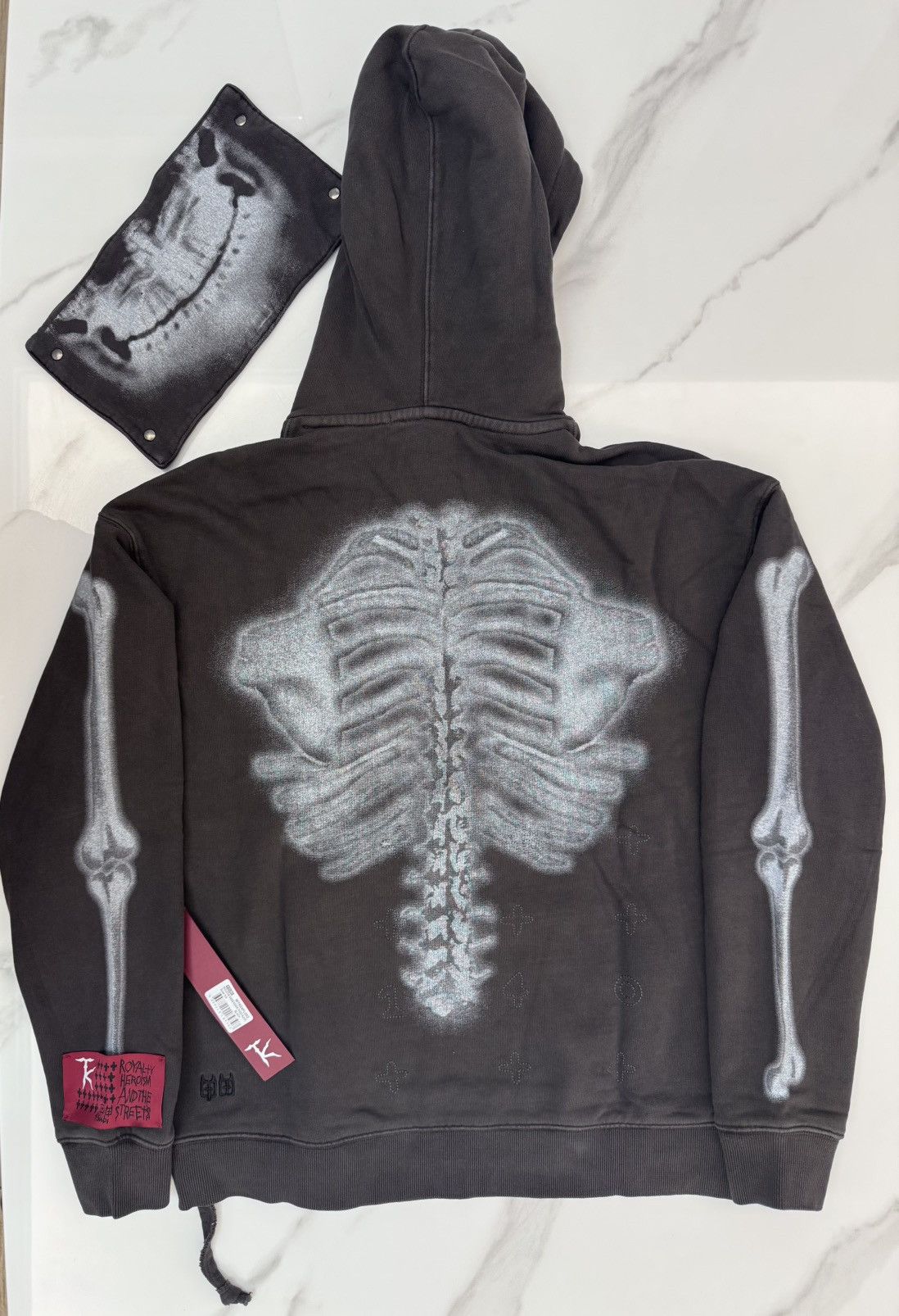 Ksubi × Trippie Redd Skeleton Biggie Hoodie Size US XS / EU 42 / 0 - 2 Thumbnail