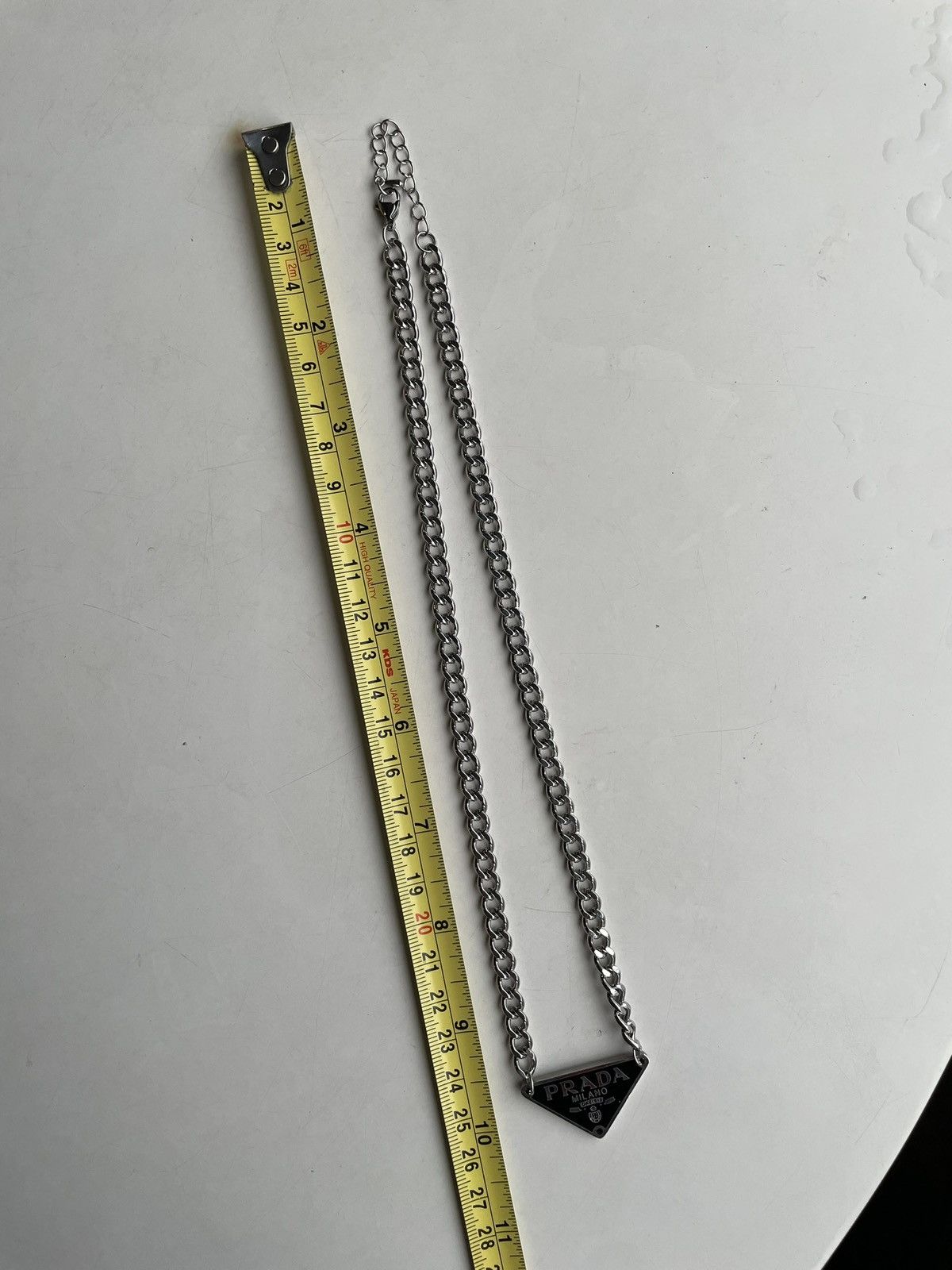 Jewelry Prada Symbole Reworked Pendant Prada Necklace Size ONE SIZE - 8 Thumbnail