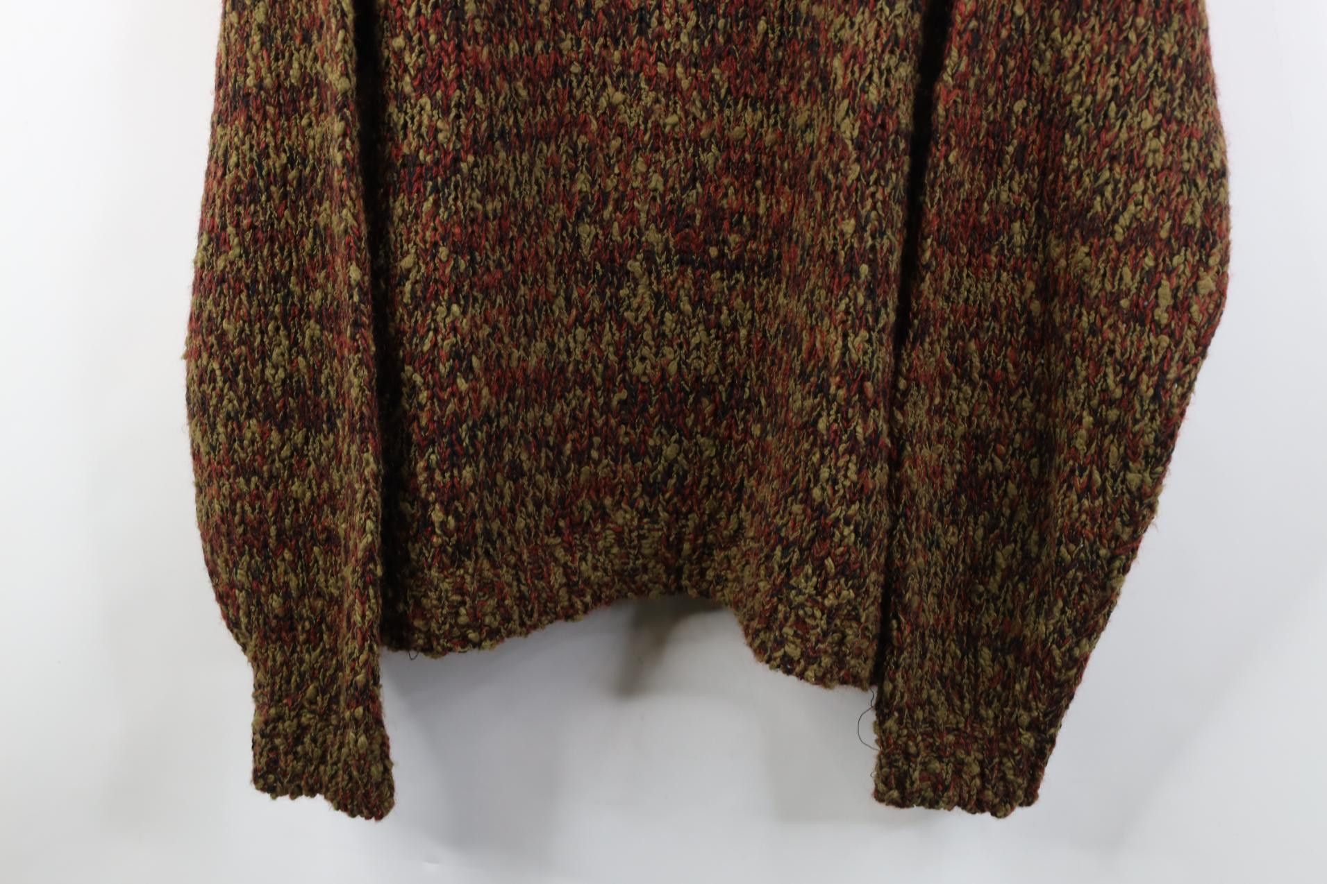 Vintage Vintage 90s Streetwear Textured Fleck Knit Crewneck Sweater Size US XL / EU 56 / 4 - 3 Thumbnail