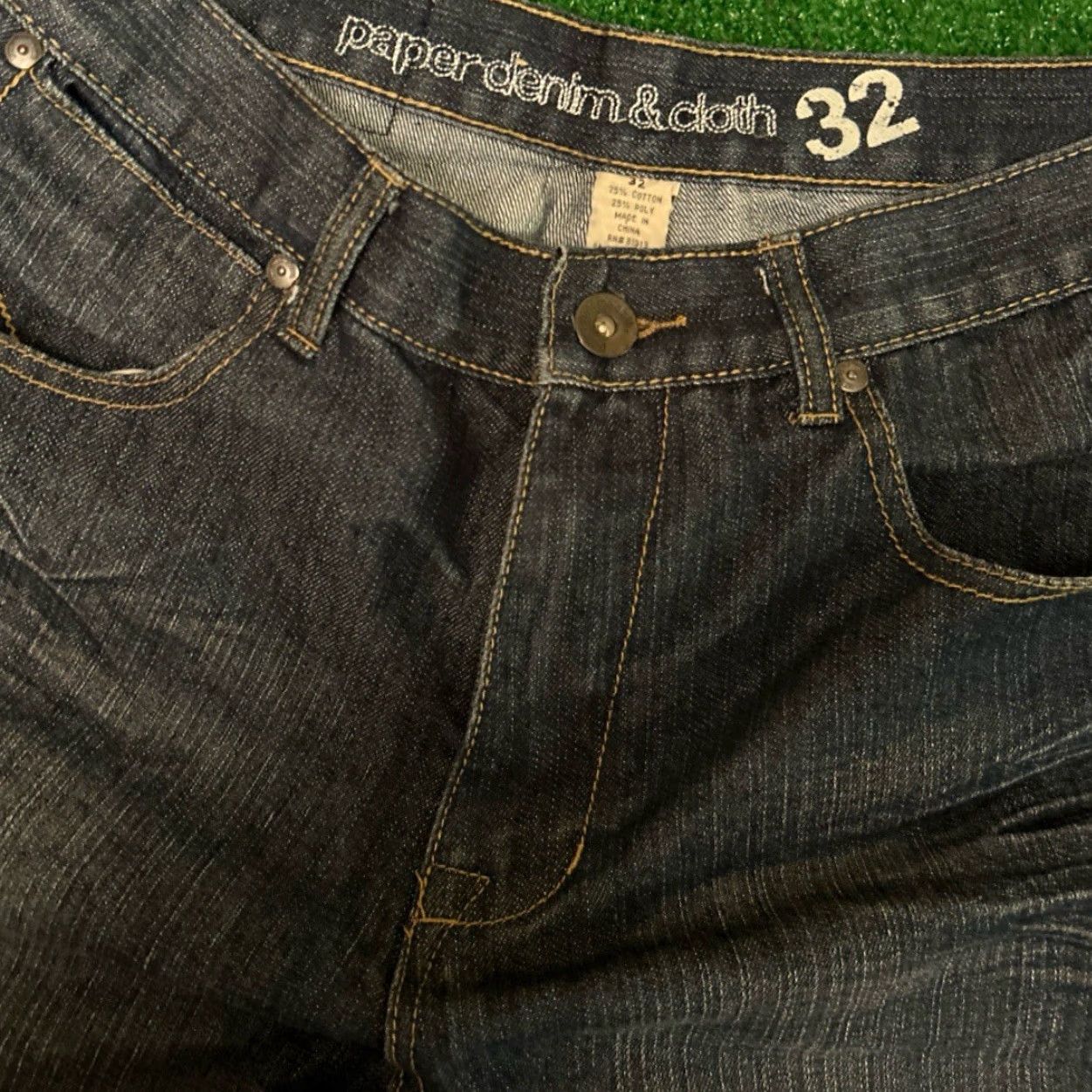 Denime VINTAGE Paper Denim & Cloth JNCO Baggy Hip Hop Skater Grunge Jeans Shorts 32 Jorts Men Size US 32 / EU 48 - 3 Thumbnail