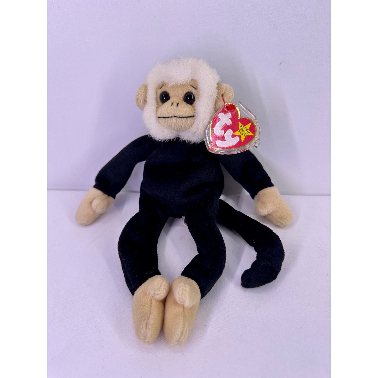 & Other Stories Vintage 1998 Ty Beanie Baby Mooch The Monkey Soft Plushie Size ONE SIZE - 3 Thumbnail